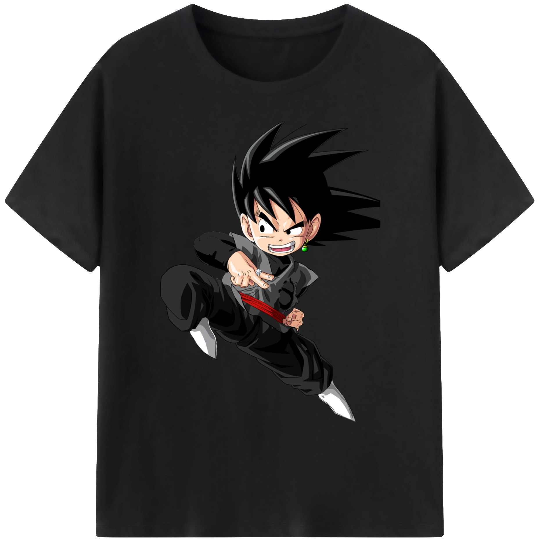 （画像用） ドラゴンボール 孫悟空（そん ごくう）Son Goku カカロット DRAGON BALL Kakarotto 綿100％ メンズ半袖Tシャツ｜肌触りやわらか＆通気性