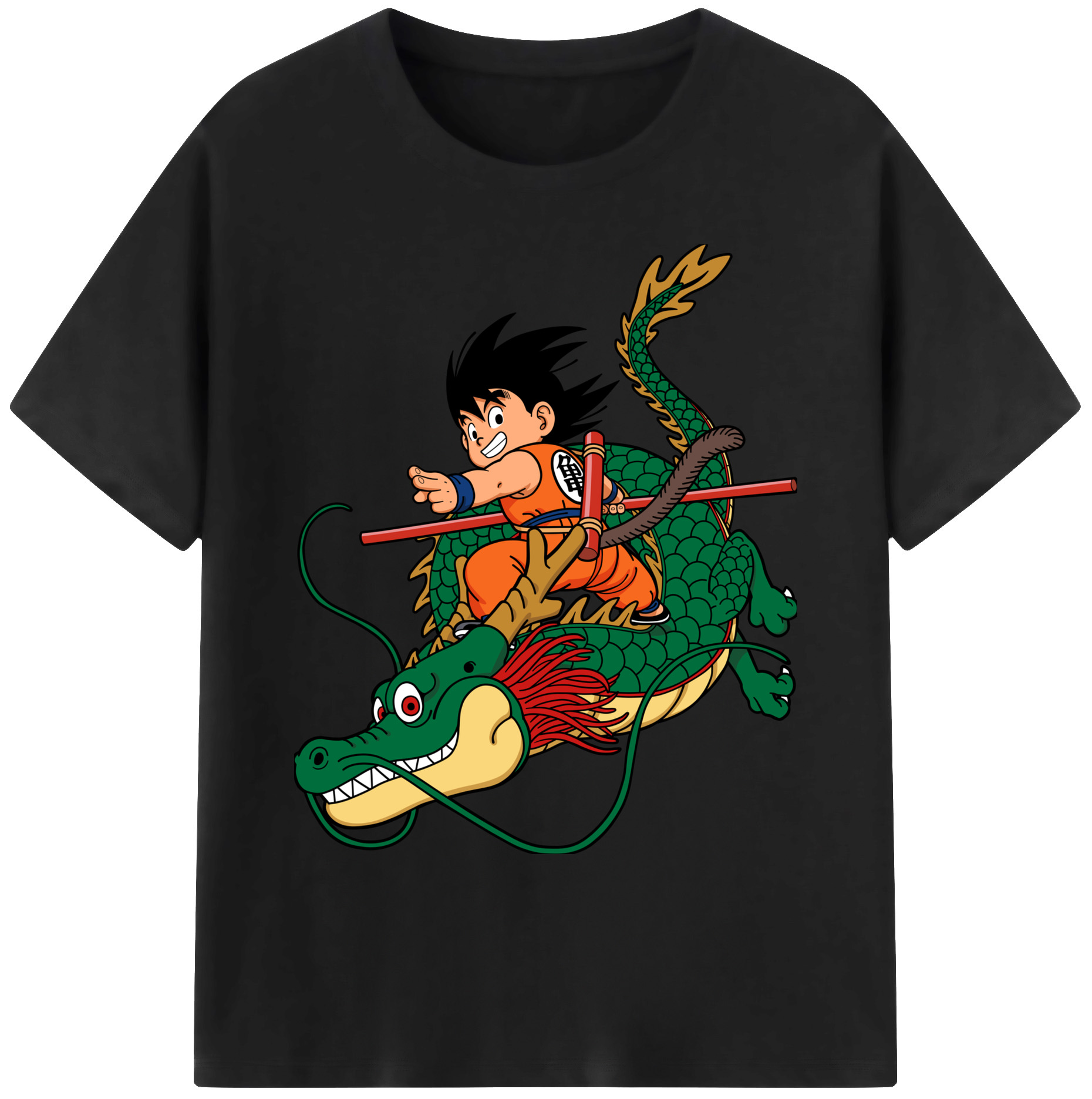（画像用） ドラゴンボール 孫悟空（そん ごくう）Son Goku カカロット DRAGON BALL Kakarotto 綿100％ メンズ半袖Tシャツ｜肌触りやわらか＆通気性