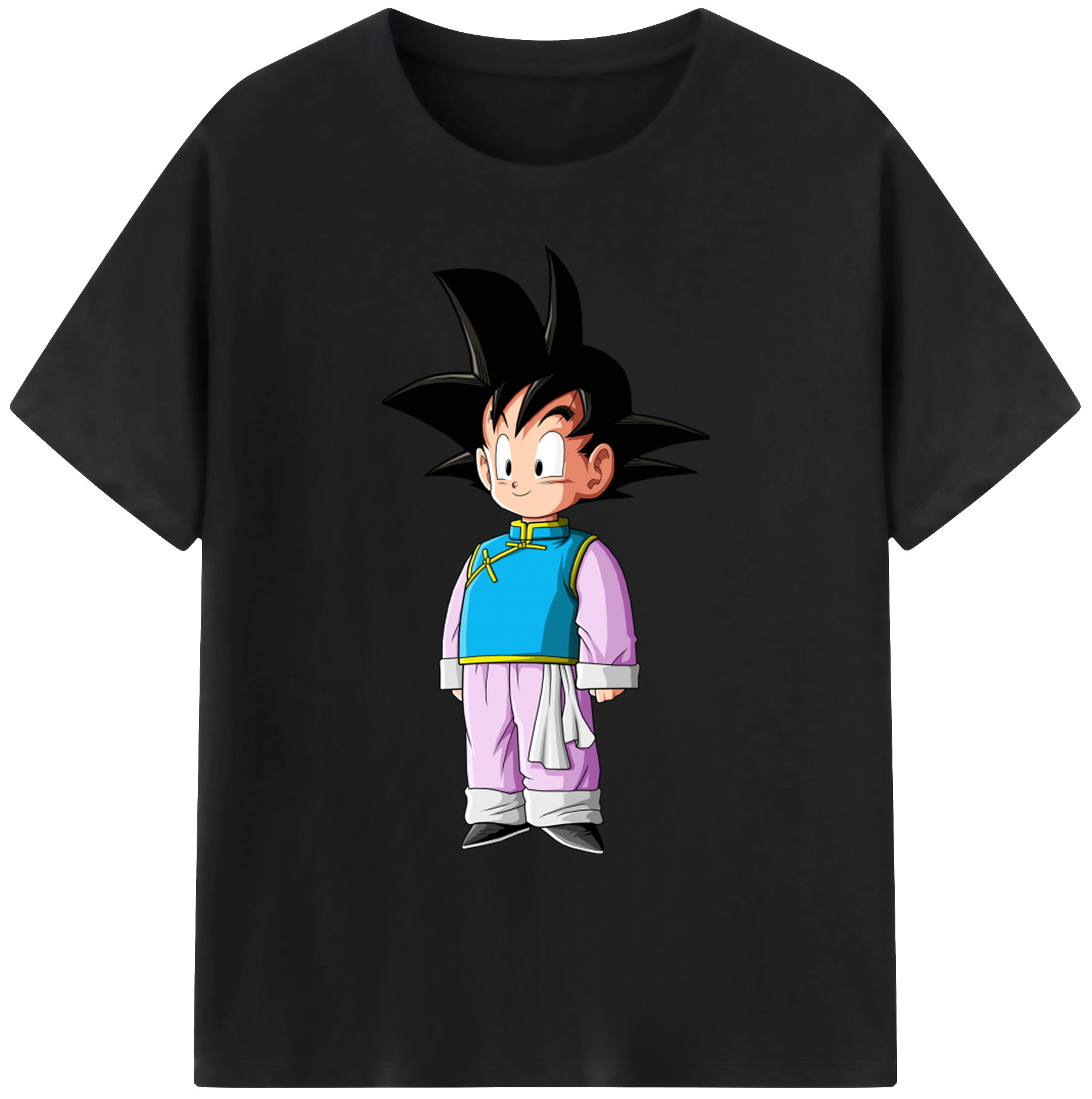 （画像用） ドラゴンボール 孫悟空（そん ごくう）Son Goku カカロット DRAGON BALL Kakarotto 綿100％ メンズ半袖Tシャツ｜肌触りやわらか＆通気性