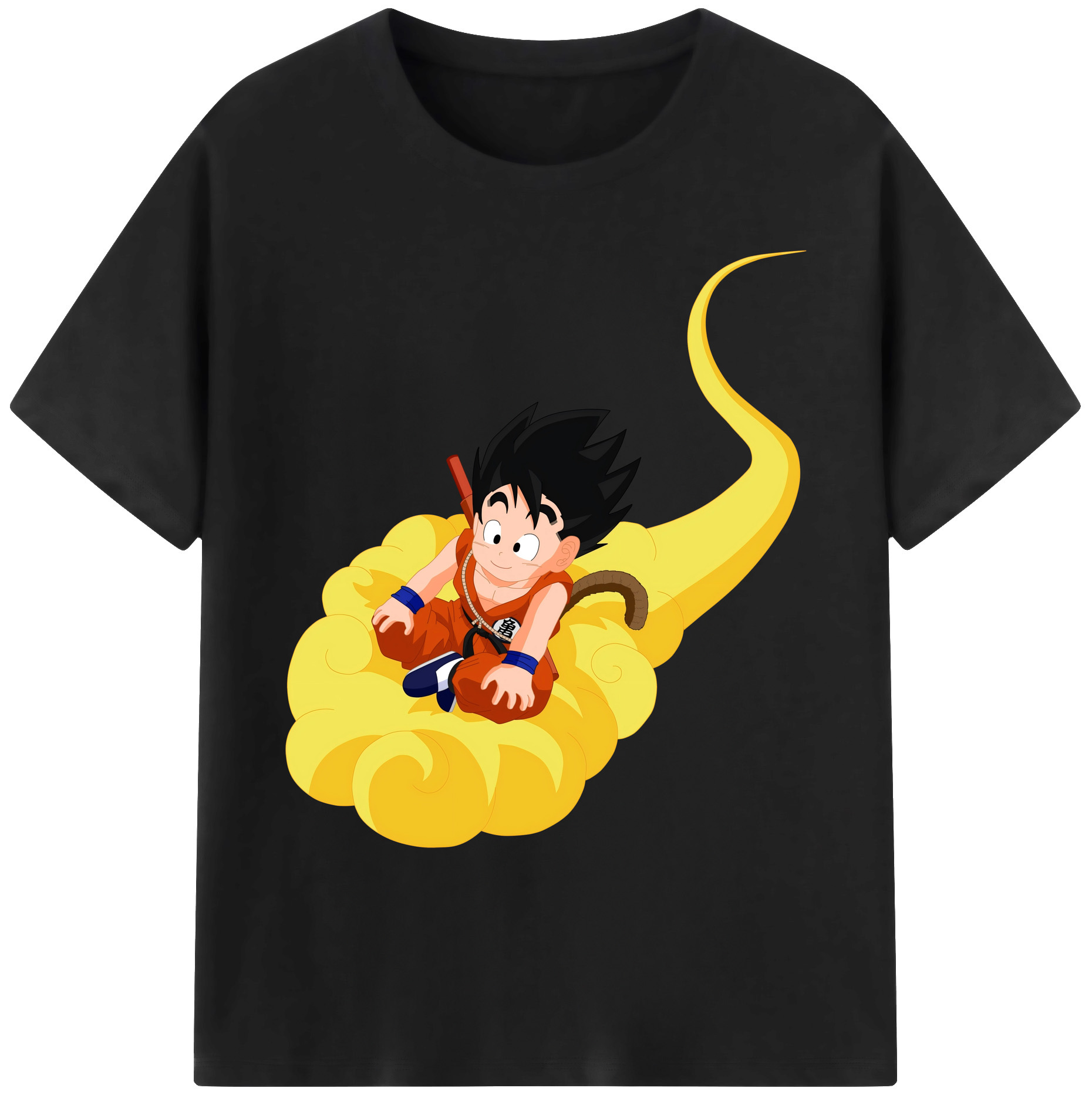 （画像用） ドラゴンボール 孫悟空（そん ごくう）Son Goku カカロット DRAGON BALL Kakarotto 綿100％ メンズ半袖Tシャツ｜肌触りやわらか＆通気性