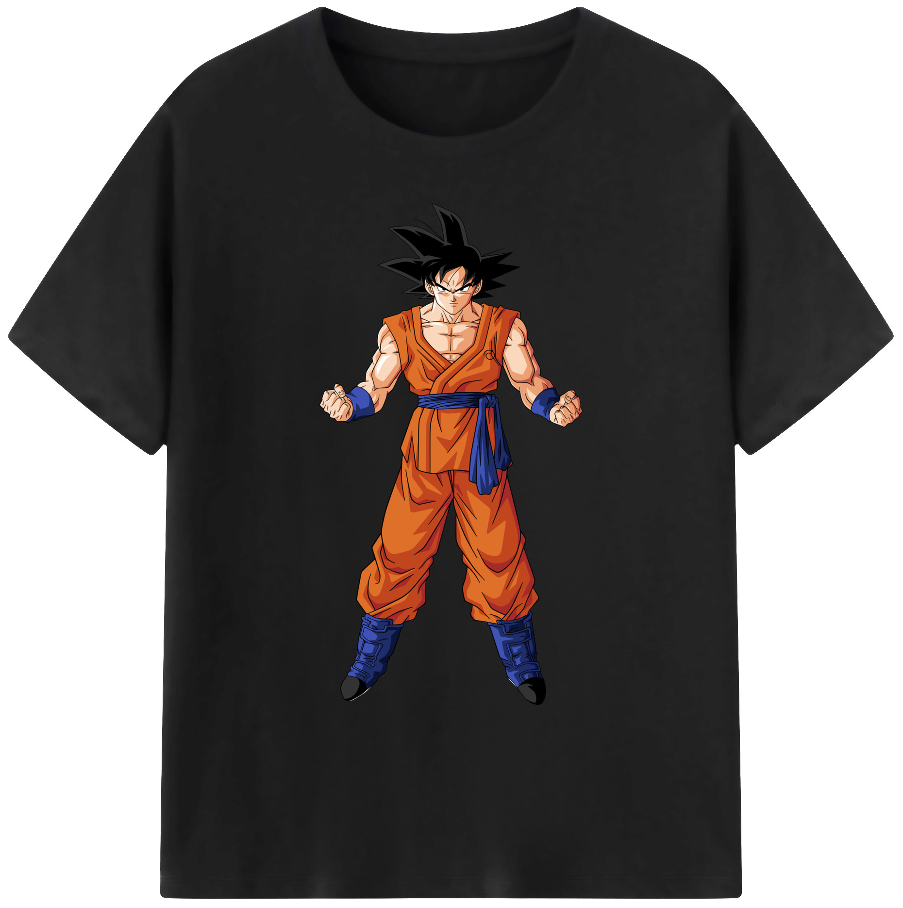（画像用） ドラゴンボール 孫悟空（そん ごくう）Son Goku カカロット DRAGON BALL Kakarotto 綿100％ メンズ半袖Tシャツ｜肌触りやわらか＆通気性