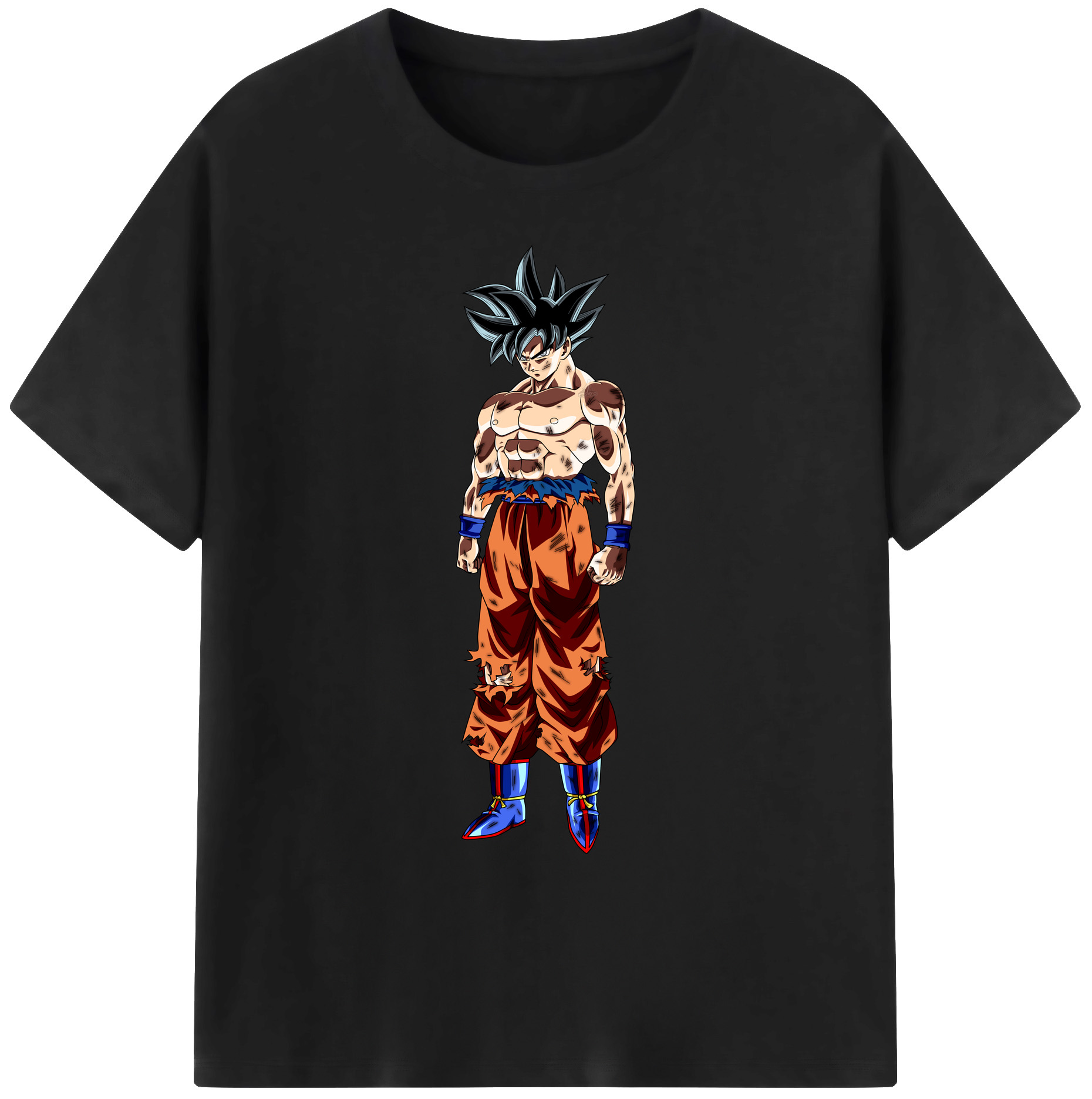 （画像用） ドラゴンボール 孫悟空（そん ごくう）Son Goku カカロット DRAGON BALL Kakarotto 綿100％ メンズ半袖Tシャツ｜肌触りやわらか＆通気性