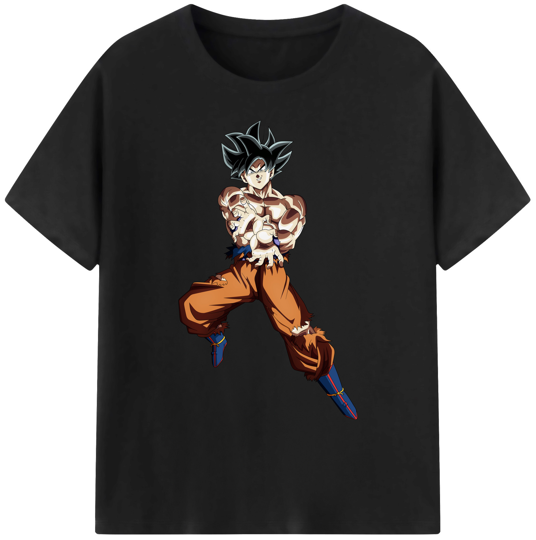 （画像用） ドラゴンボール 孫悟空（そん ごくう）Son Goku カカロット DRAGON BALL Kakarotto 綿100％ メンズ半袖Tシャツ｜肌触りやわらか＆通気性
