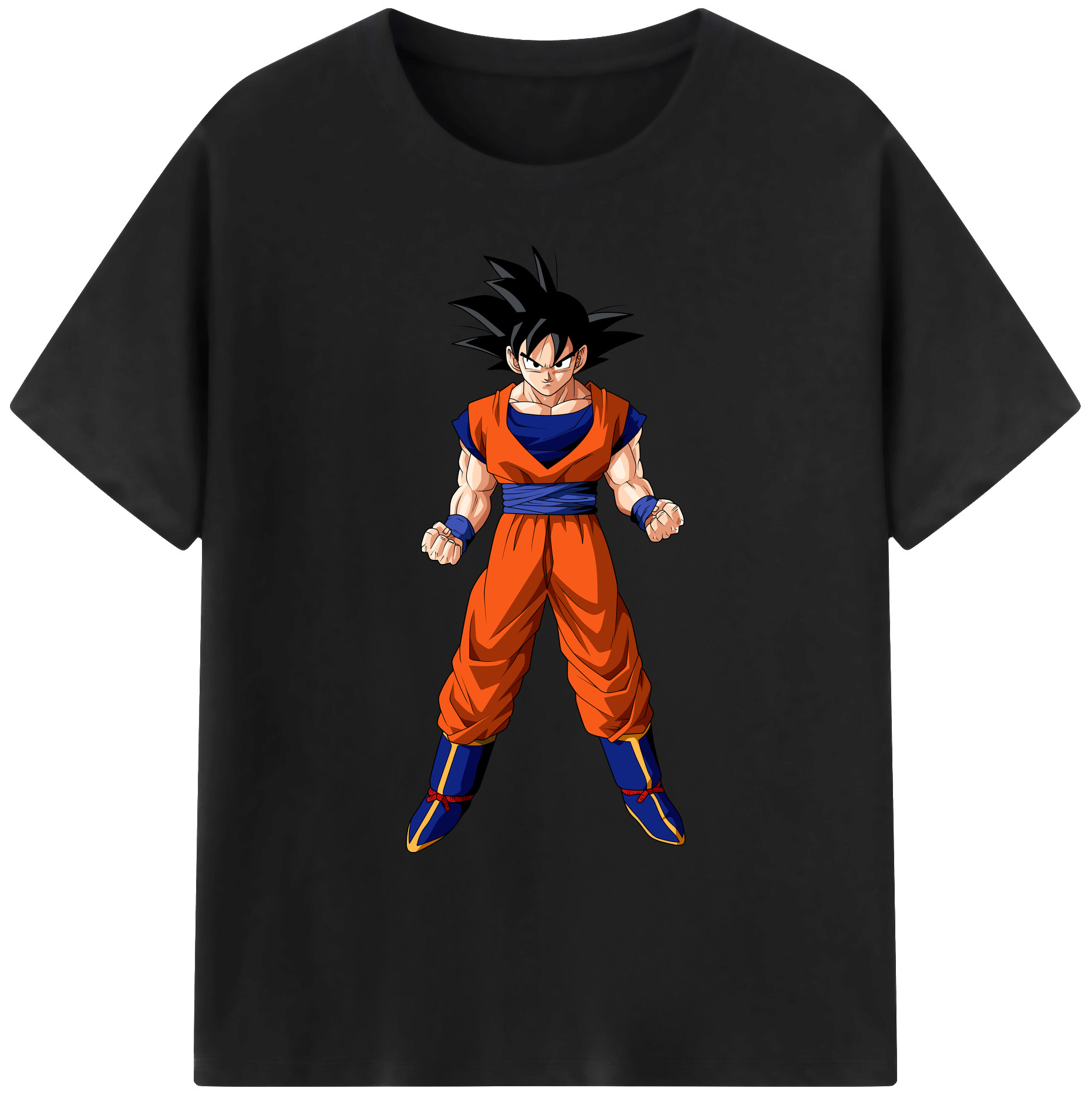 （画像用） ドラゴンボール 孫悟空（そん ごくう）Son Goku カカロット DRAGON BALL Kakarotto 綿100％ メンズ半袖Tシャツ｜肌触りやわらか＆通気性