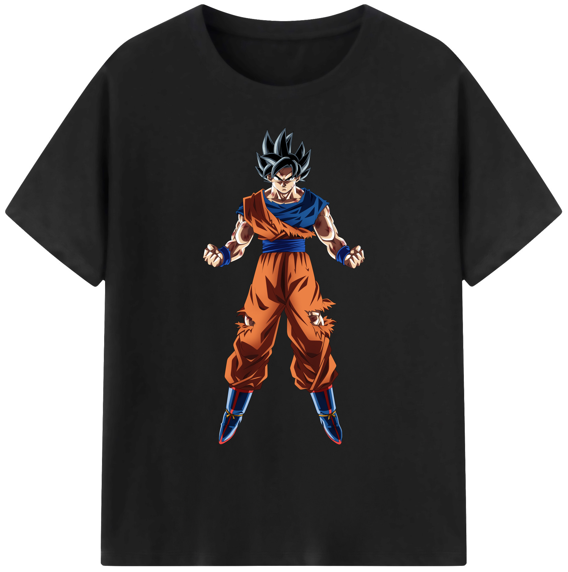 （画像用） ドラゴンボール 孫悟空（そん ごくう）Son Goku カカロット DRAGON BALL Kakarotto 綿100％ メンズ半袖Tシャツ｜肌触りやわらか＆通気性
