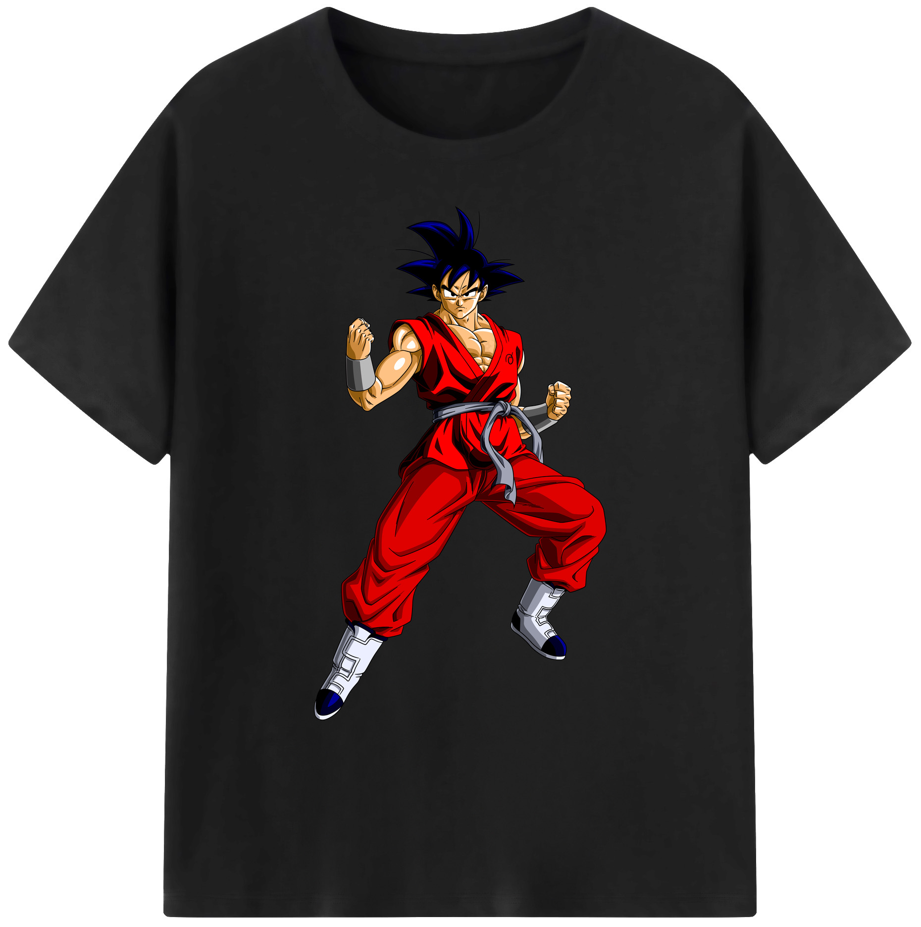 （画像用） ドラゴンボール 孫悟空（そん ごくう）Son Goku カカロット DRAGON BALL Kakarotto 綿100％ メンズ半袖Tシャツ｜肌触りやわらか＆通気性
