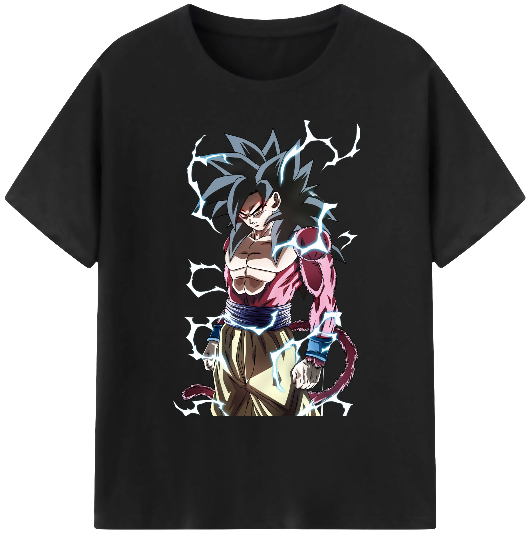（画像用） ドラゴンボール 孫悟空（そん ごくう）Son Goku カカロット DRAGON BALL Kakarotto 綿100％ メンズ半袖Tシャツ｜肌触りやわらか＆通気性