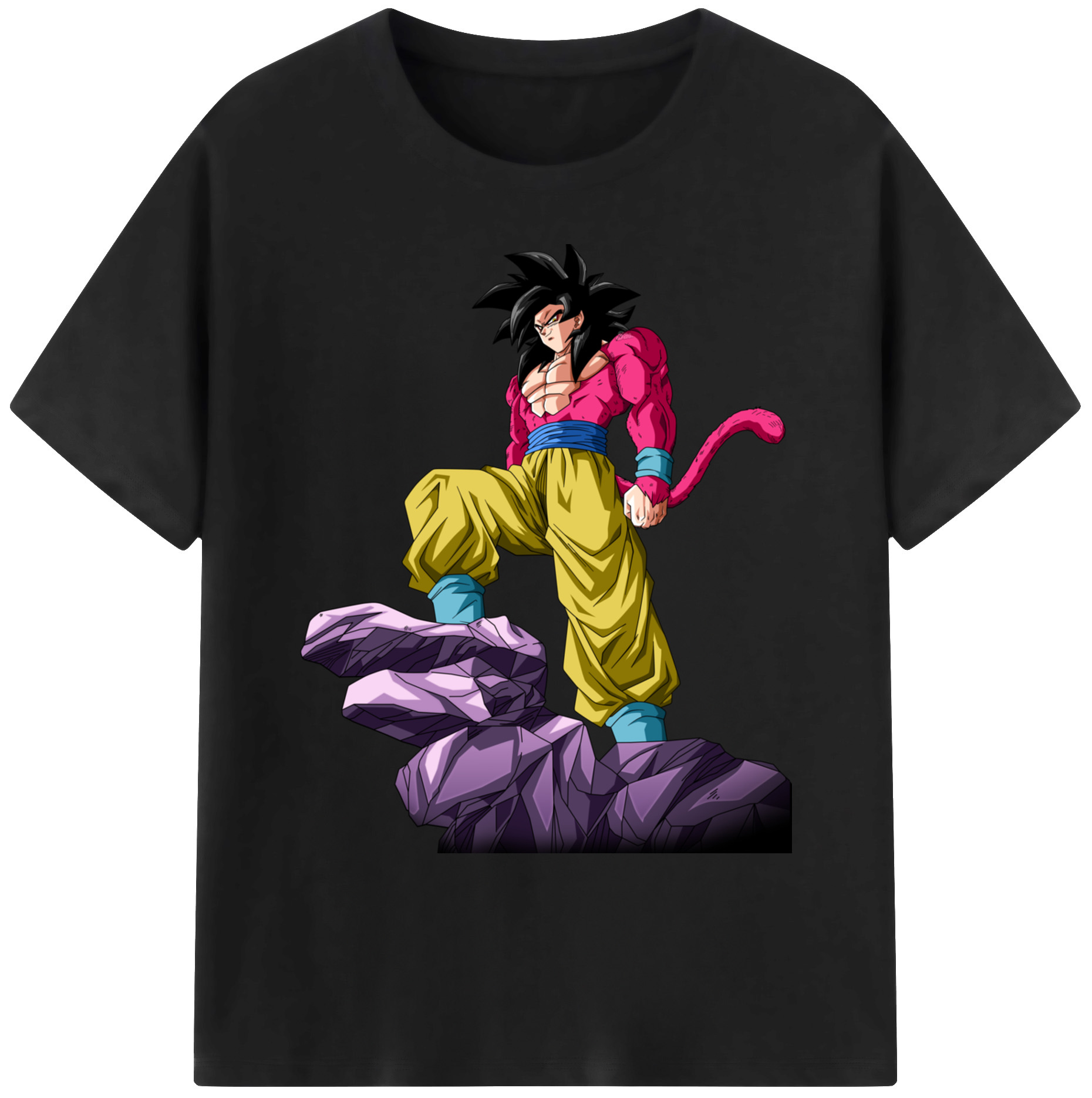 （画像用） ドラゴンボール 孫悟空（そん ごくう）Son Goku カカロット DRAGON BALL Kakarotto 綿100％ メンズ半袖Tシャツ｜肌触りやわらか＆通気性