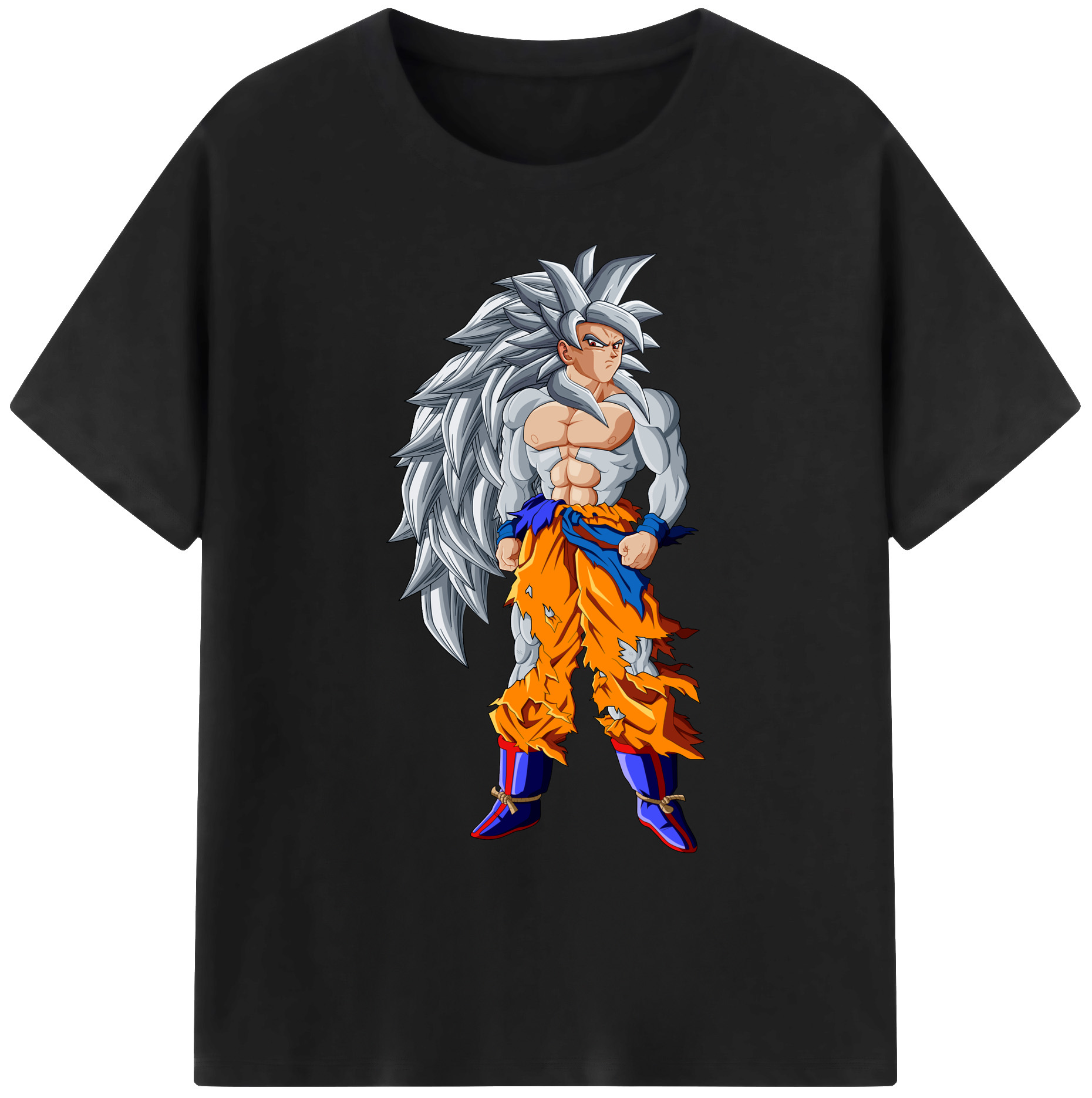 （画像用） ドラゴンボール 孫悟空（そん ごくう）Son Goku カカロット DRAGON BALL Kakarotto 綿100％ メンズ半袖Tシャツ｜肌触りやわらか＆通気性