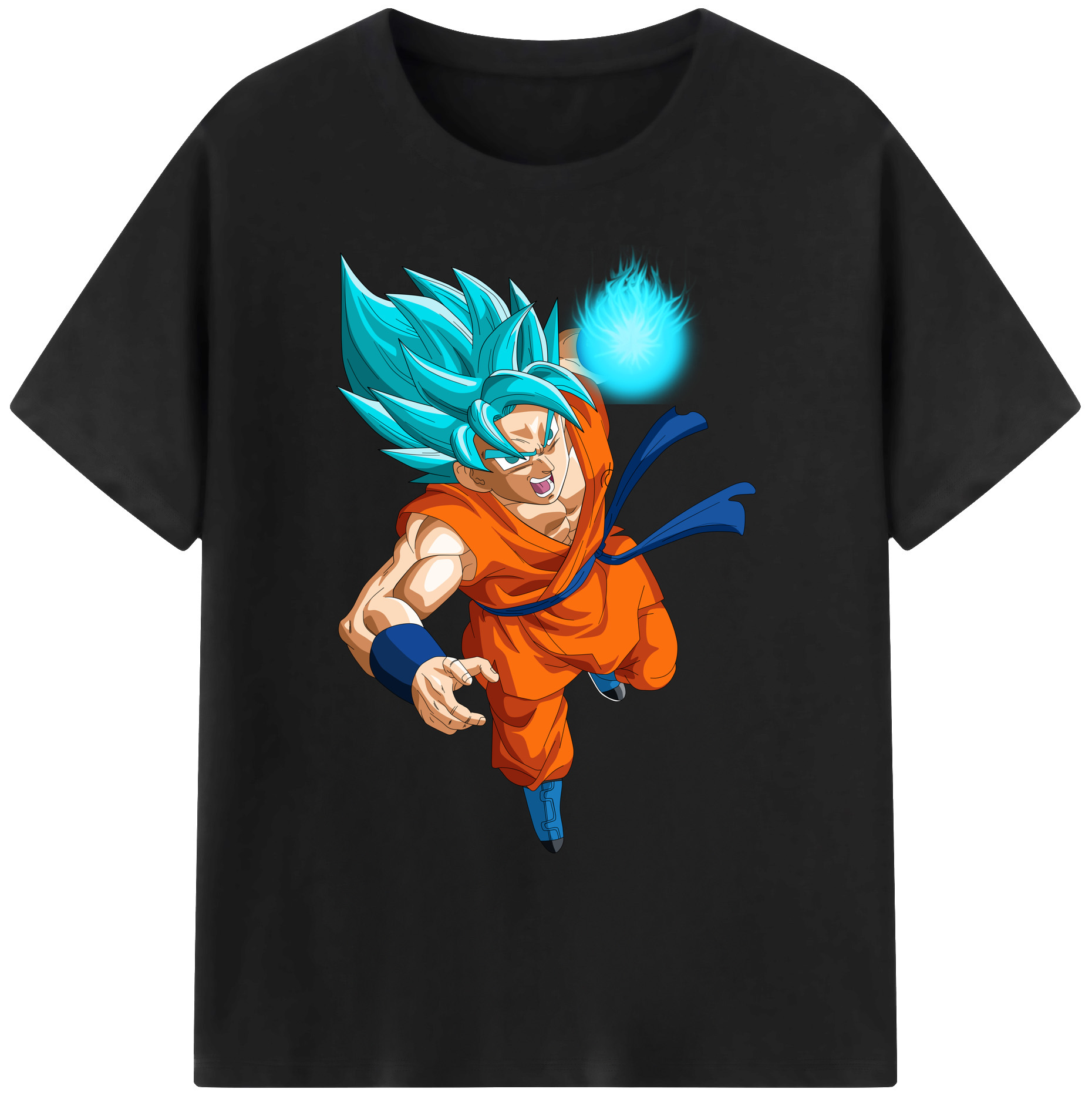 （画像用） ドラゴンボール 孫悟空（そん ごくう）Son Goku カカロット DRAGON BALL Kakarotto 綿100％ メンズ半袖Tシャツ｜肌触りやわらか＆通気性