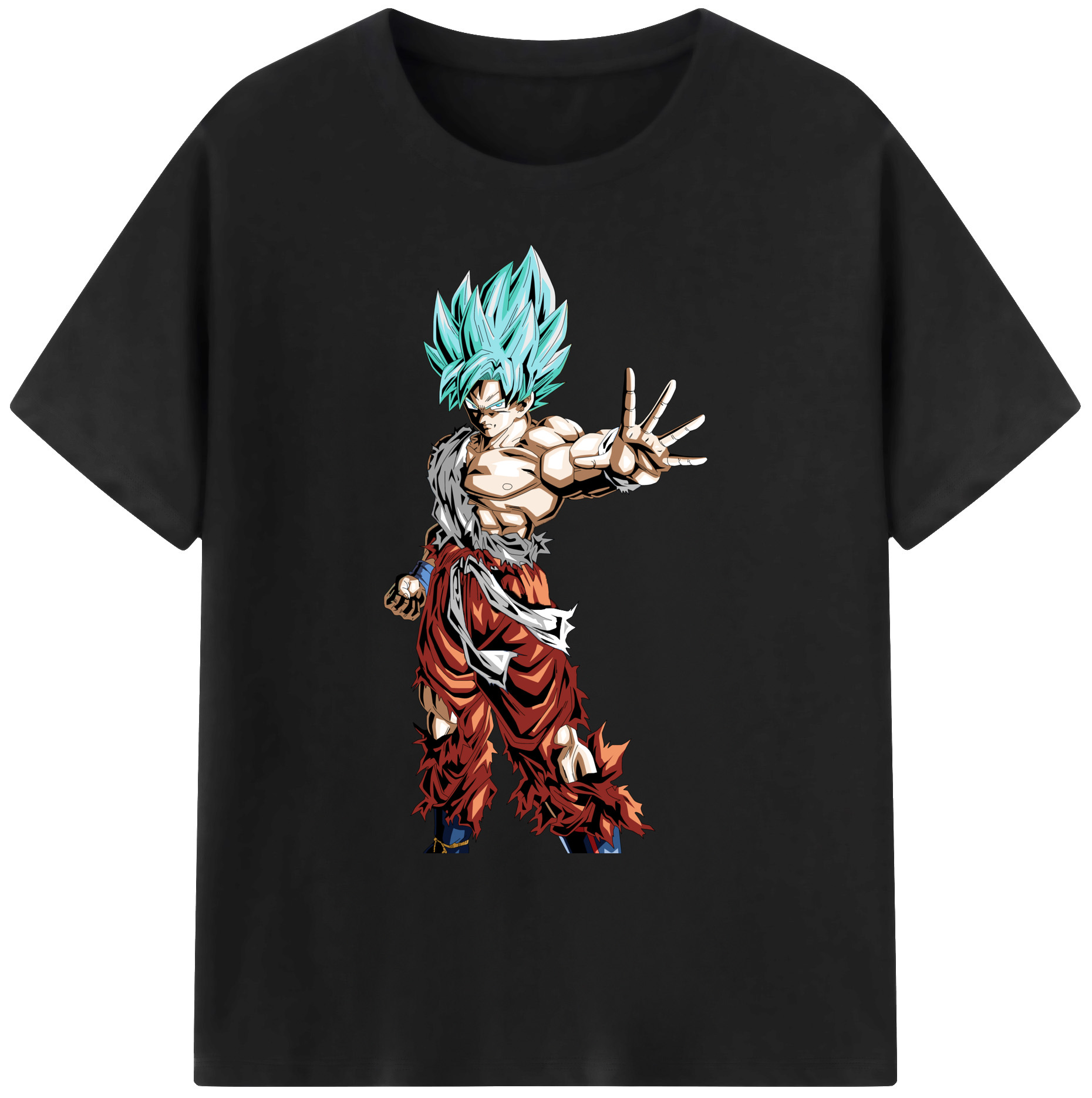 （画像用） ドラゴンボール 孫悟空（そん ごくう）Son Goku カカロット DRAGON BALL Kakarotto 綿100％ メンズ半袖Tシャツ｜肌触りやわらか＆通気性
