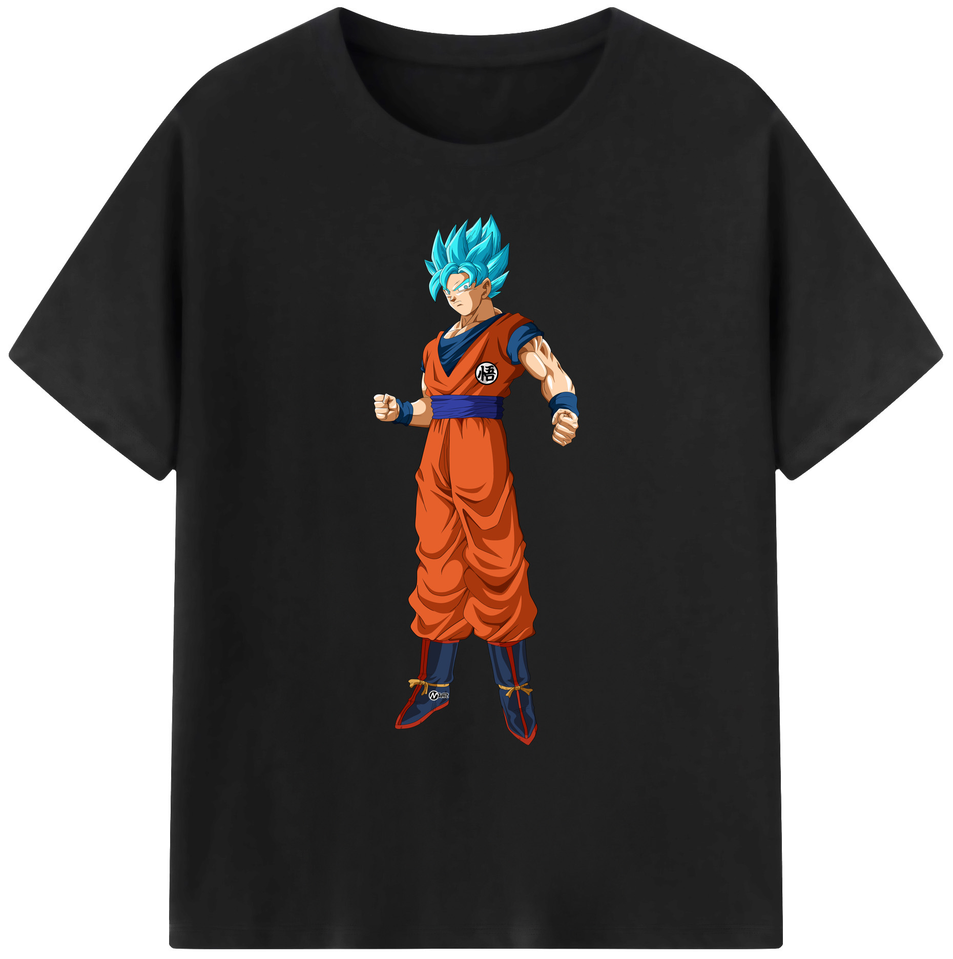 （画像用） ドラゴンボール 孫悟空（そん ごくう）Son Goku カカロット DRAGON BALL Kakarotto 綿100％ メンズ半袖Tシャツ｜肌触りやわらか＆通気性