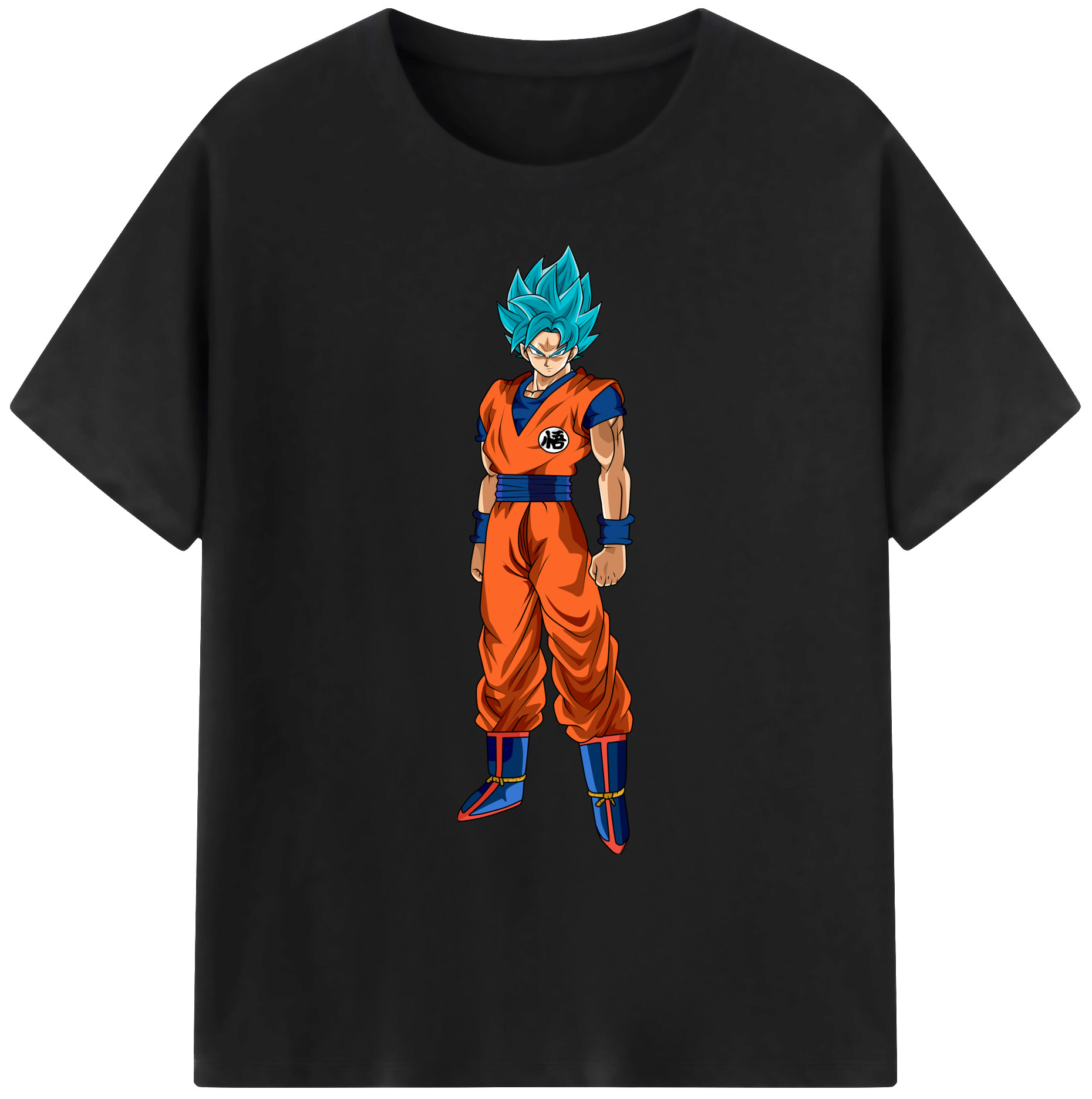 （画像用） ドラゴンボール 孫悟空（そん ごくう）Son Goku カカロット DRAGON BALL Kakarotto 綿100％ メンズ半袖Tシャツ｜肌触りやわらか＆通気性