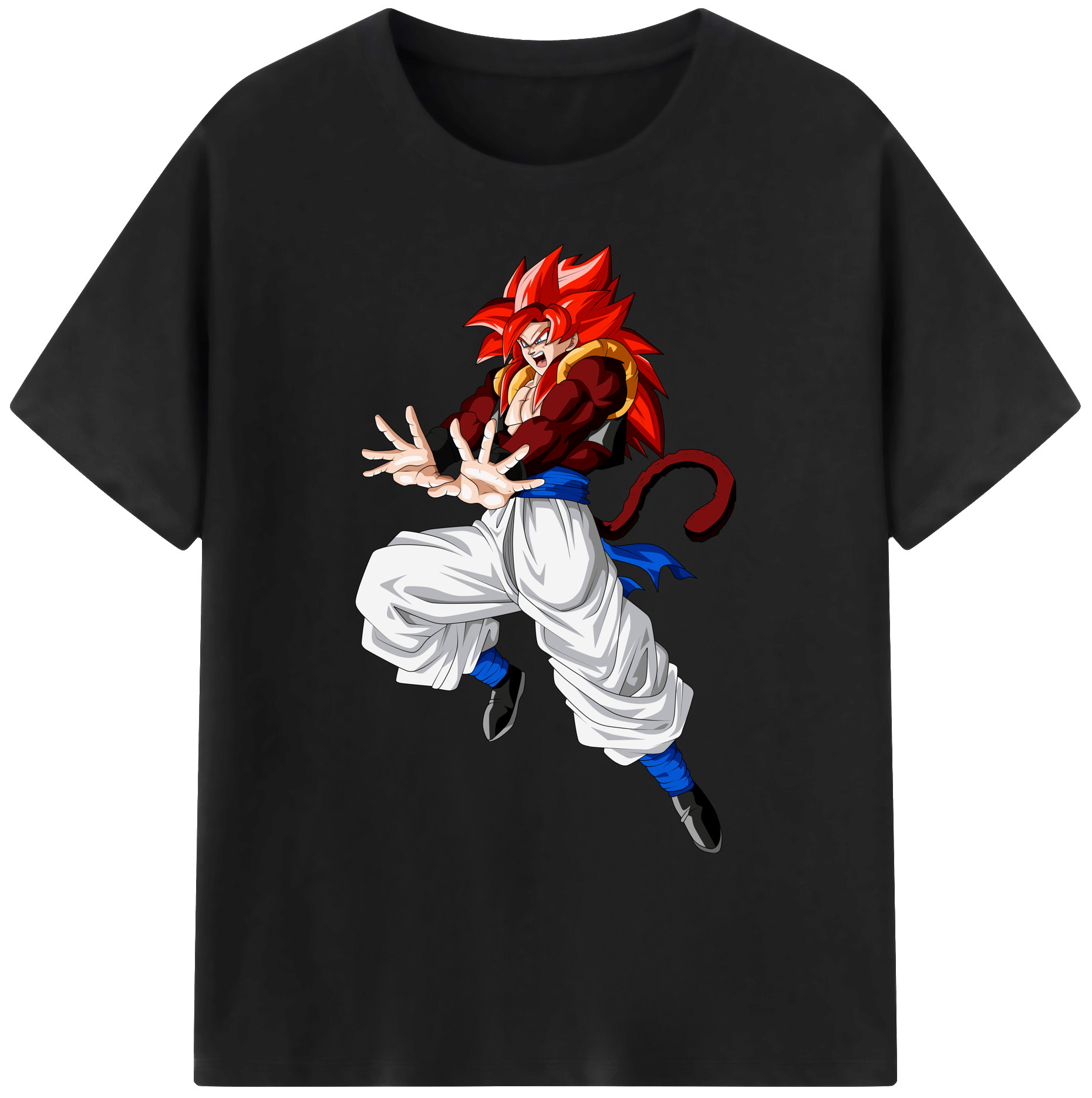 （画像用） ドラゴンボール 孫悟空（そん ごくう）Son Goku カカロット DRAGON BALL Kakarotto 綿100％ メンズ半袖Tシャツ｜肌触りやわらか＆通気性