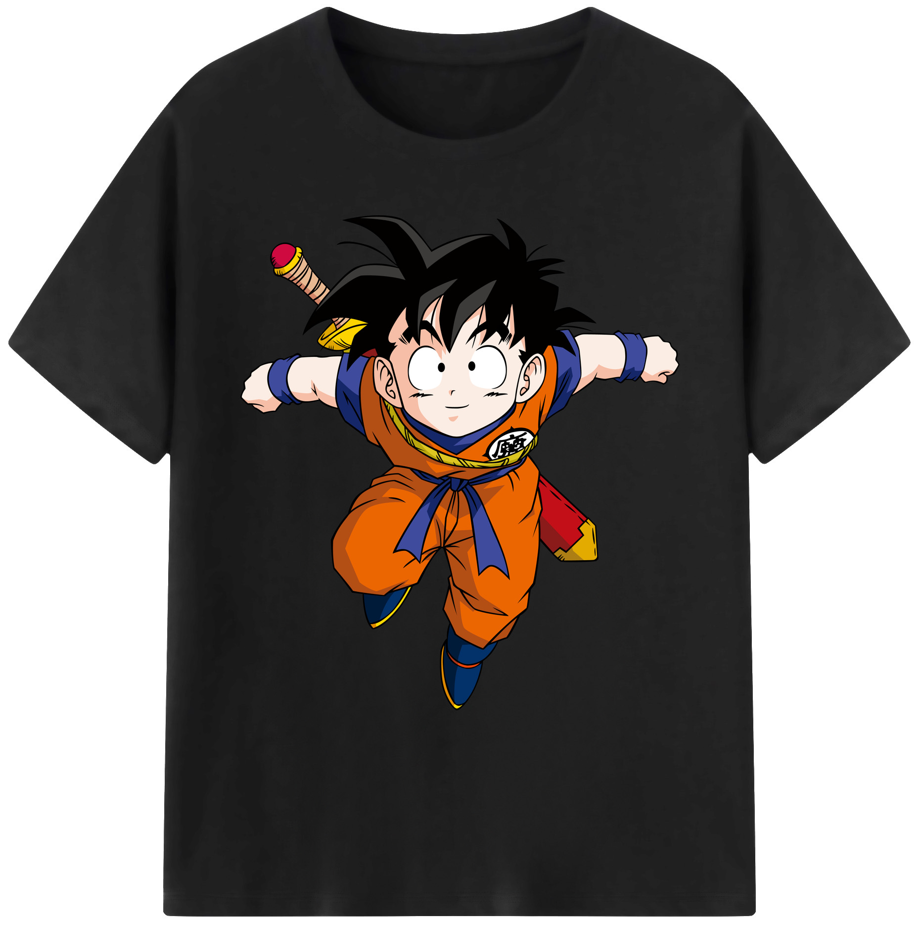（画像用） ドラゴンボール 孫悟空（そん ごくう）Son Goku カカロット DRAGON BALL Kakarotto 綿100％ メンズ半袖Tシャツ｜肌触りやわらか＆通気性