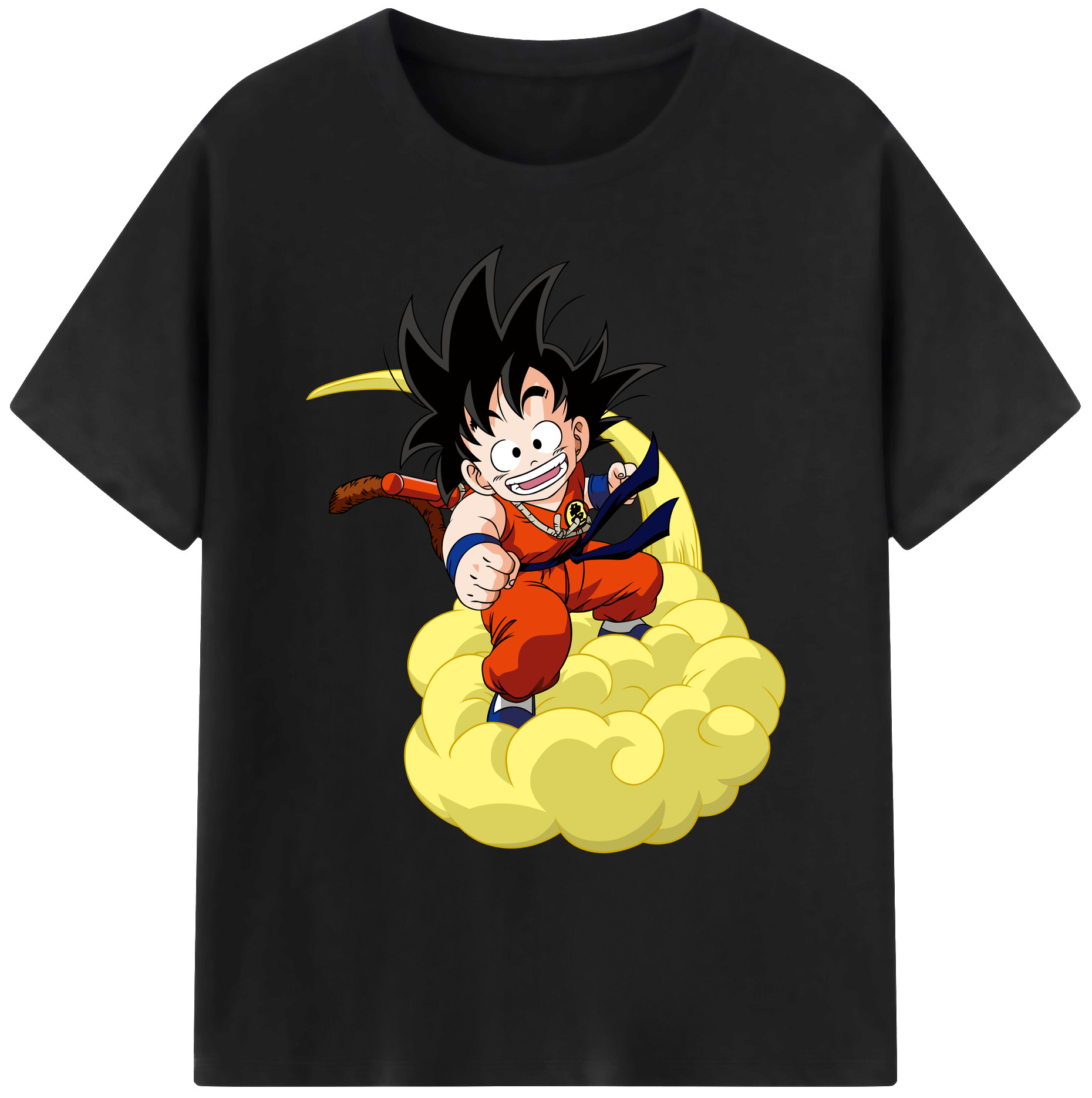 （画像用） ドラゴンボール 孫悟空（そん ごくう）Son Goku カカロット DRAGON BALL Kakarotto 綿100％ メンズ半袖Tシャツ｜肌触りやわらか＆通気性