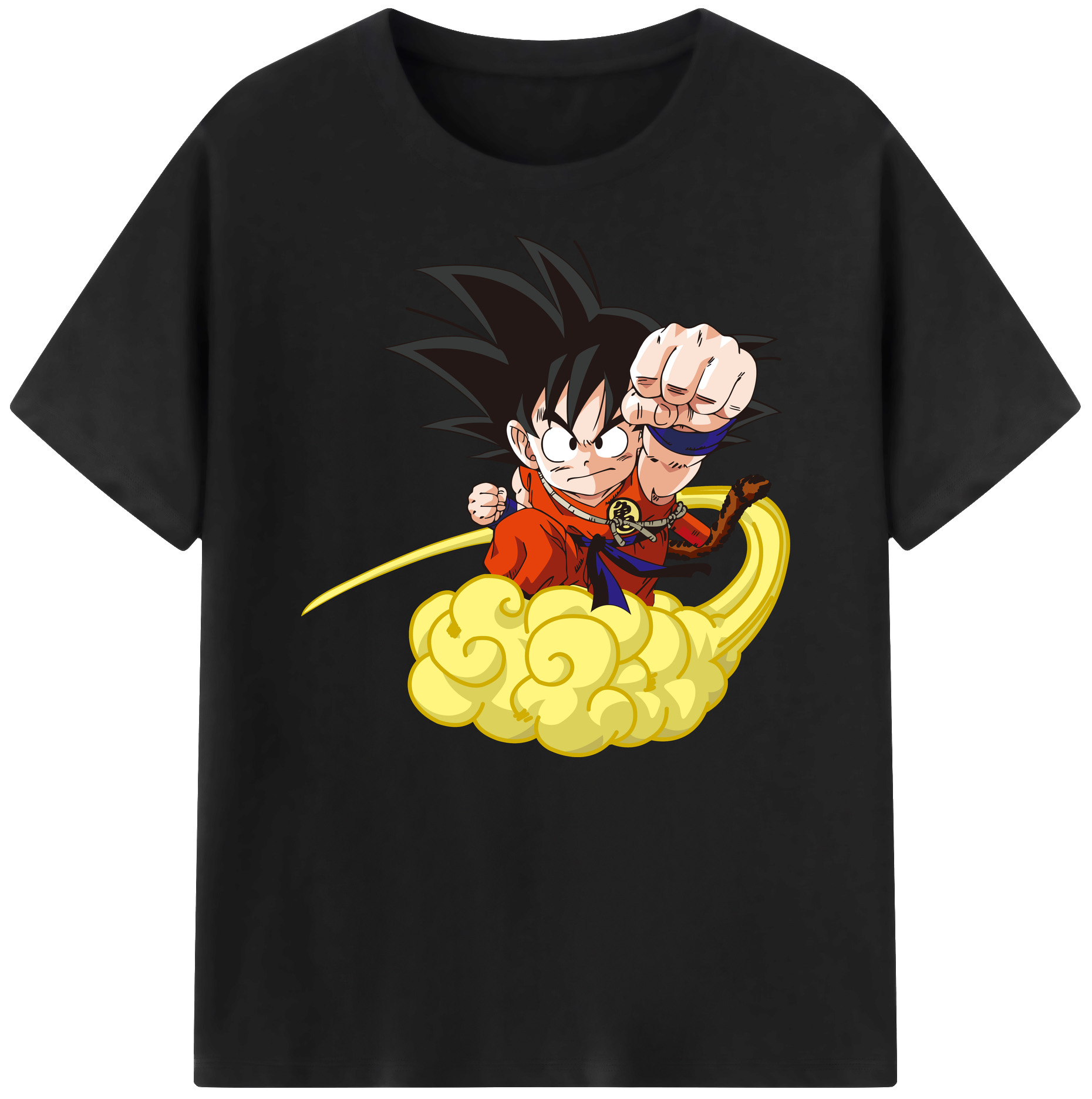 （画像用） ドラゴンボール 孫悟空（そん ごくう）Son Goku カカロット DRAGON BALL Kakarotto 綿100％ メンズ半袖Tシャツ｜肌触りやわらか＆通気性