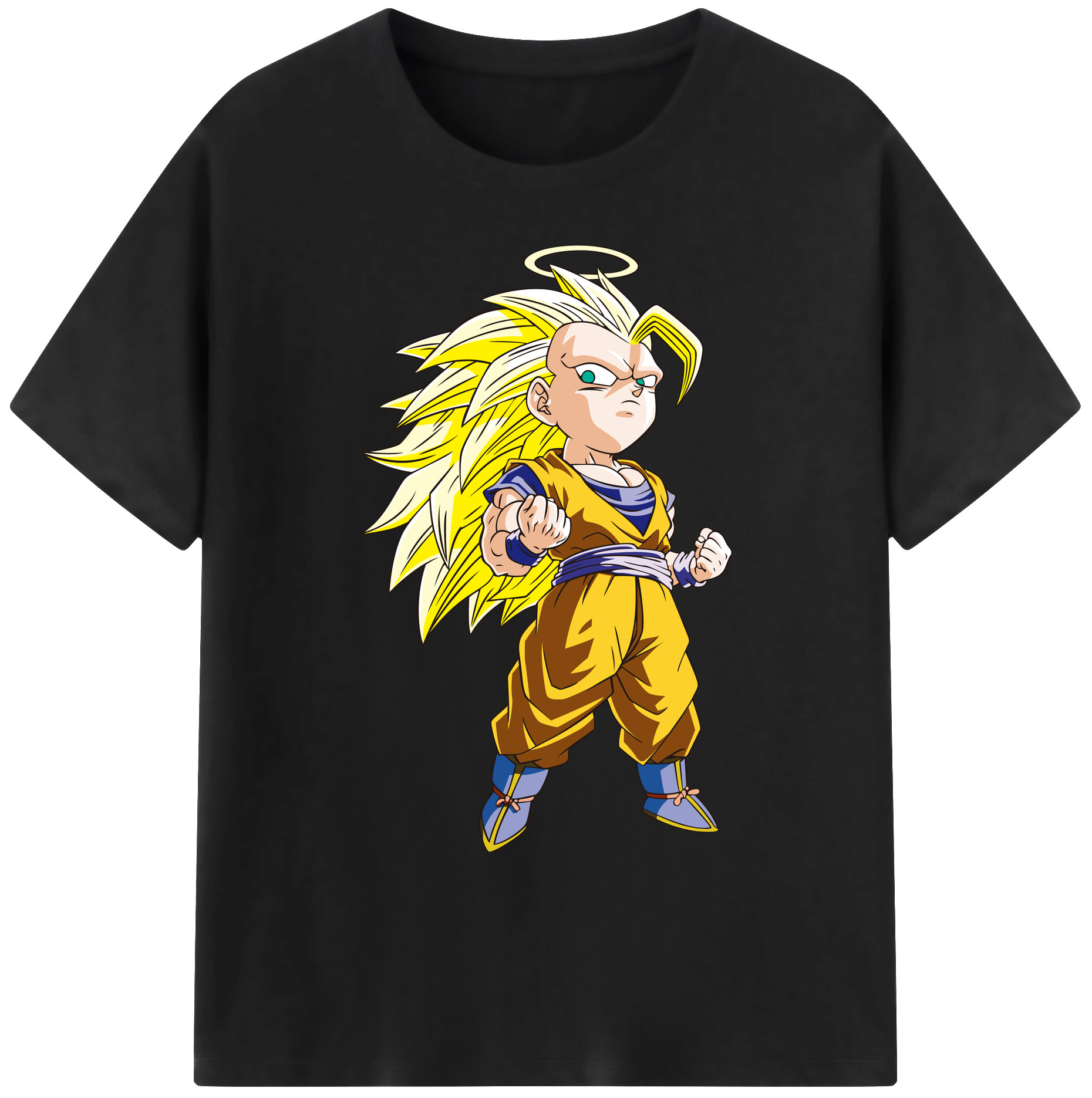 （画像用） ドラゴンボール 孫悟空（そん ごくう）Son Goku カカロット DRAGON BALL Kakarotto 綿100％ メンズ半袖Tシャツ｜肌触りやわらか＆通気性