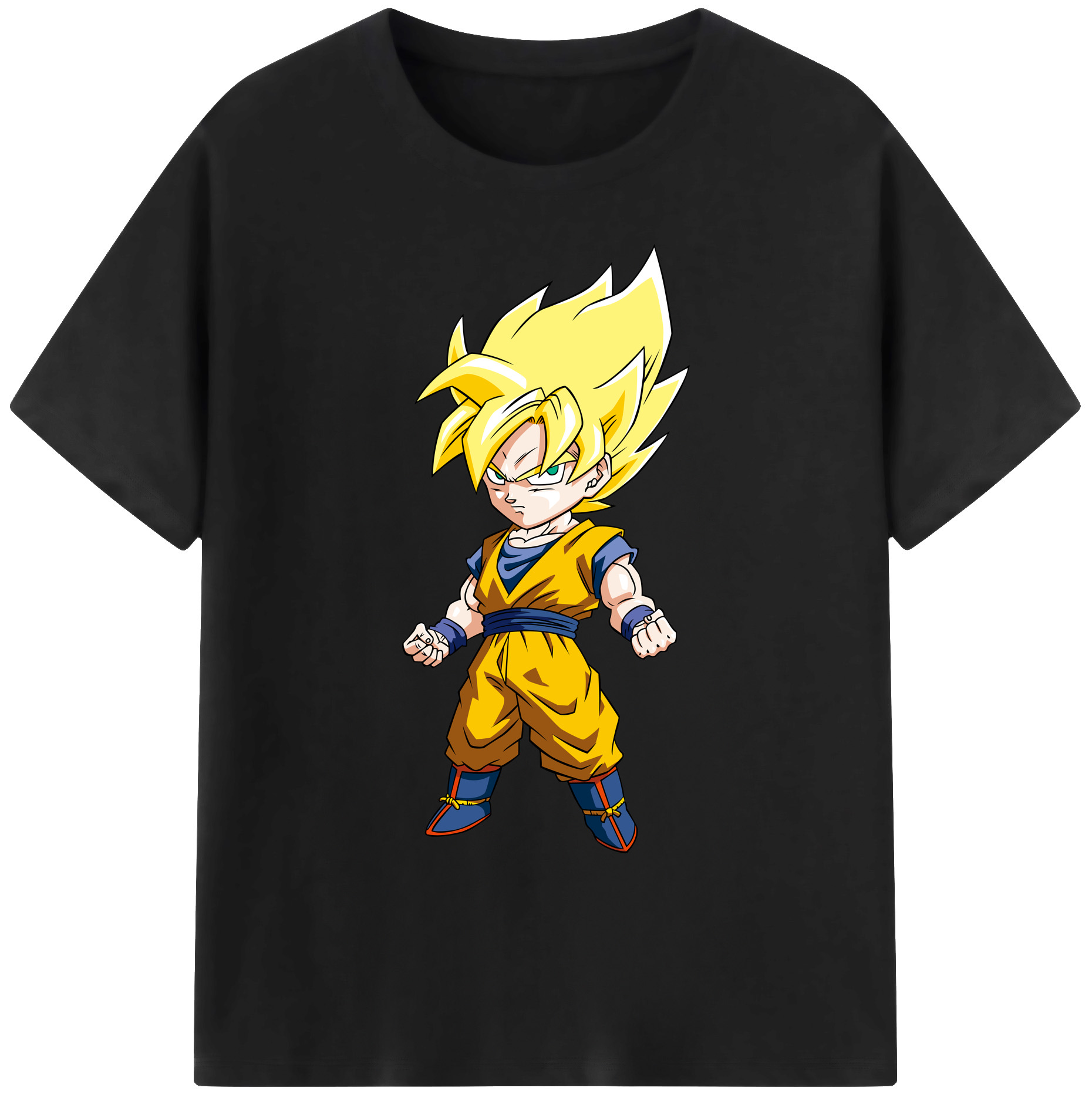 （画像用） ドラゴンボール 孫悟空（そん ごくう）Son Goku カカロット DRAGON BALL Kakarotto 綿100％ メンズ半袖Tシャツ｜肌触りやわらか＆通気性