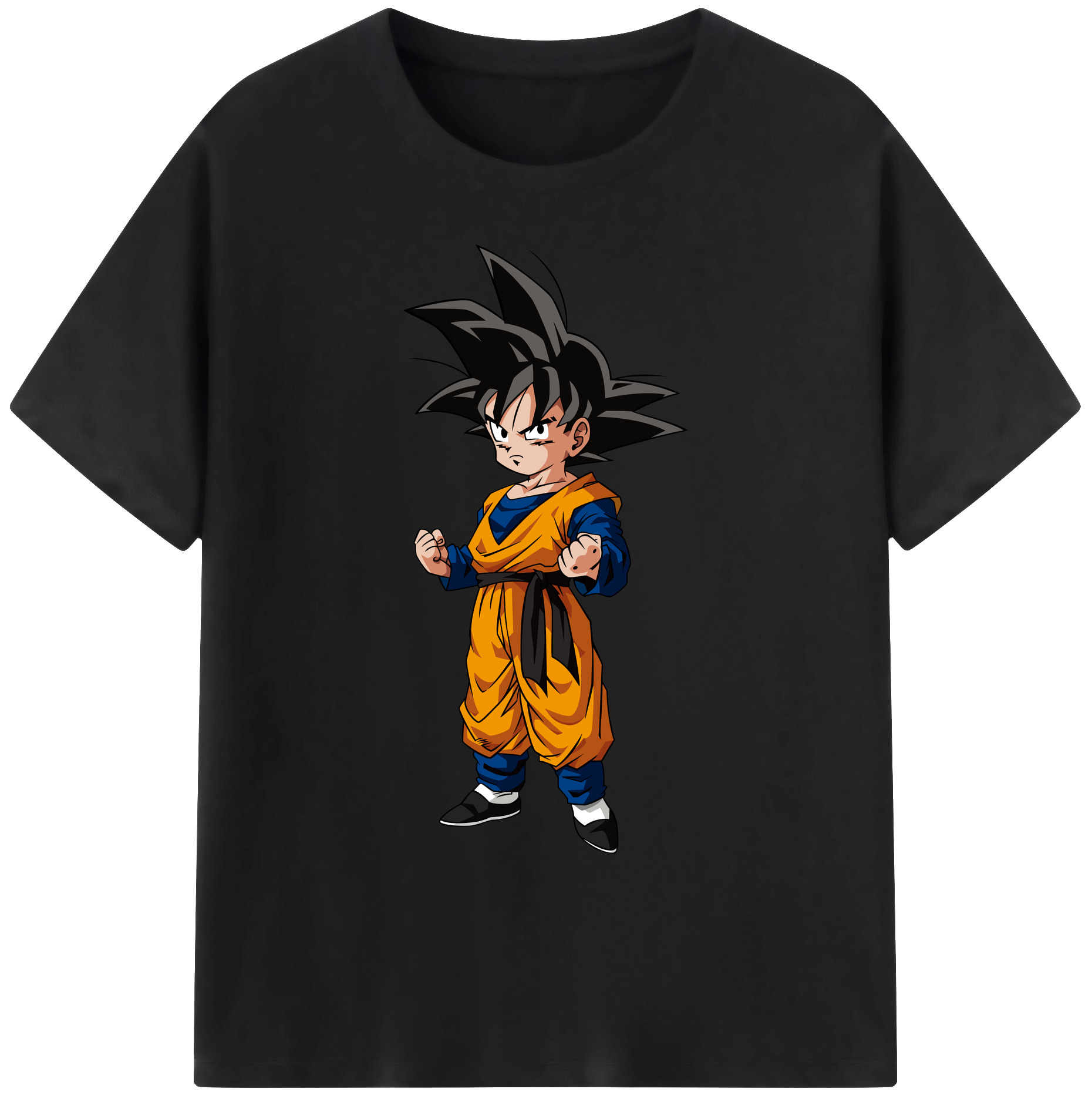 （画像用） ドラゴンボール 孫悟空（そん ごくう）Son Goku カカロット DRAGON BALL Kakarotto 綿100％ メンズ半袖Tシャツ｜肌触りやわらか＆通気性