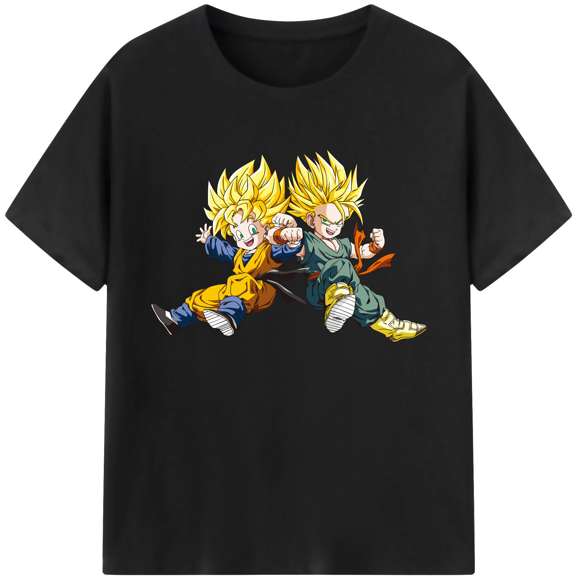 （画像用） ドラゴンボール 孫悟空（そん ごくう）Son Goku カカロット DRAGON BALL Kakarotto 綿100％ メンズ半袖Tシャツ｜肌触りやわらか＆通気性