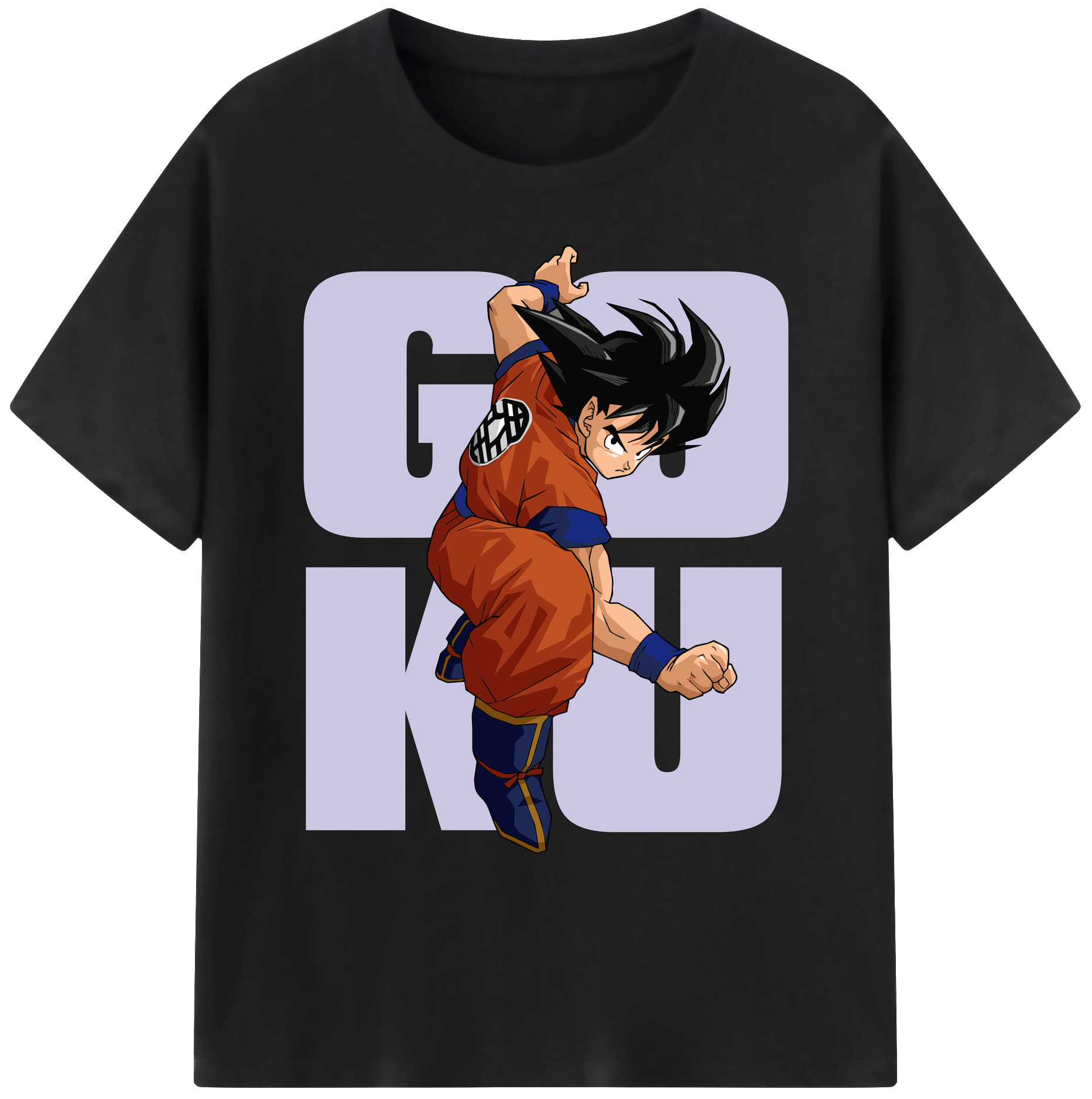 （画像用） ドラゴンボール 孫悟空（そん ごくう）Son Goku カカロット DRAGON BALL Kakarotto 綿100％ メンズ半袖Tシャツ｜肌触りやわらか＆通気性