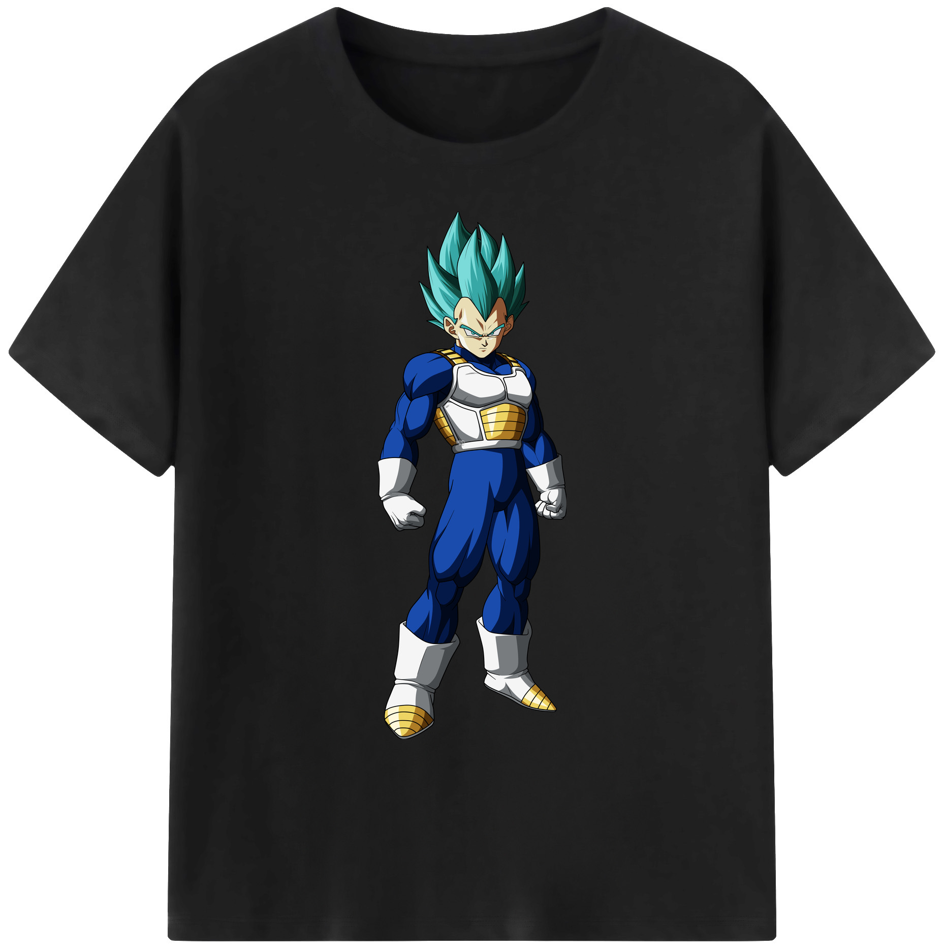 （画像用） ドラゴンボール ベジータ四世（Bejīta Yonsei）DRAGON BALL Vegeta IV 綿100％ メンズ半袖Tシャツ｜肌触りやわらか＆通気性