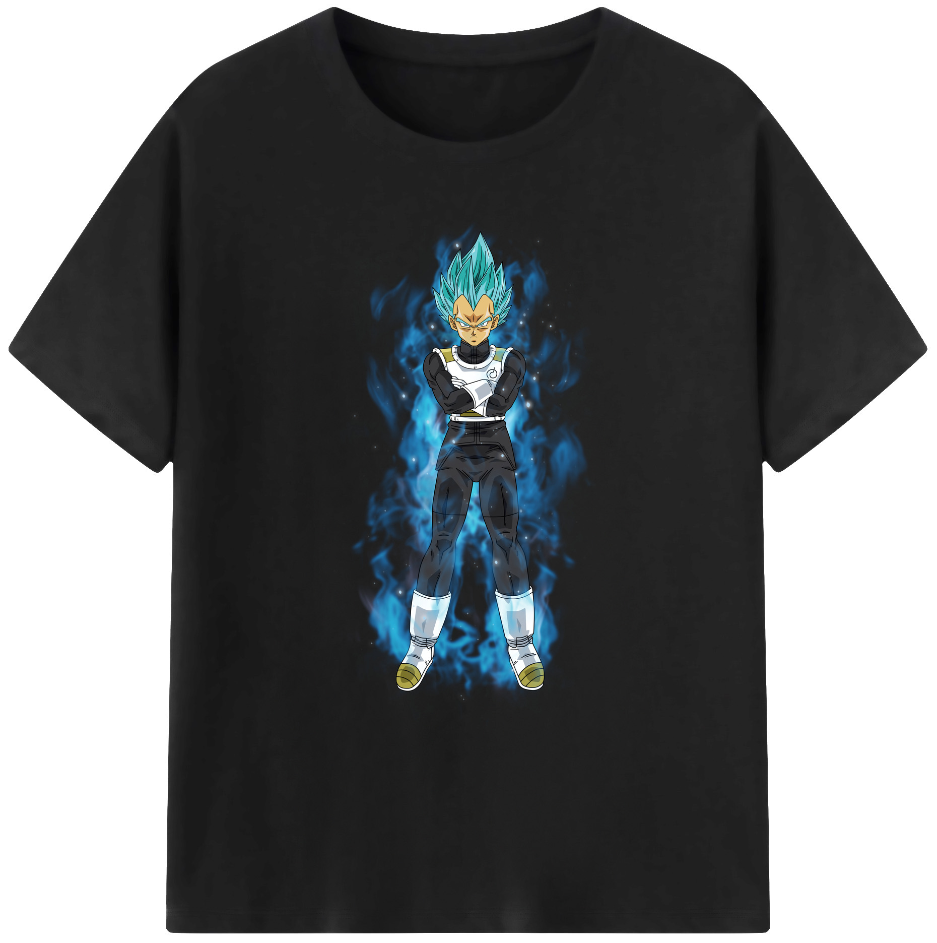 （画像用） ドラゴンボール ベジータ四世（Bejīta Yonsei）DRAGON BALL Vegeta IV 綿100％ メンズ半袖Tシャツ｜肌触りやわらか＆通気性