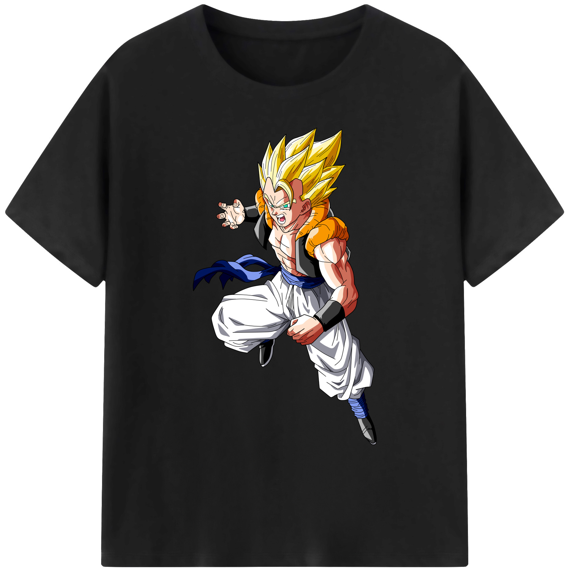（画像用） ドラゴンボール ベジータ四世（Bejīta Yonsei）DRAGON BALL Vegeta IV 綿100％ メンズ半袖Tシャツ｜肌触りやわらか＆通気性