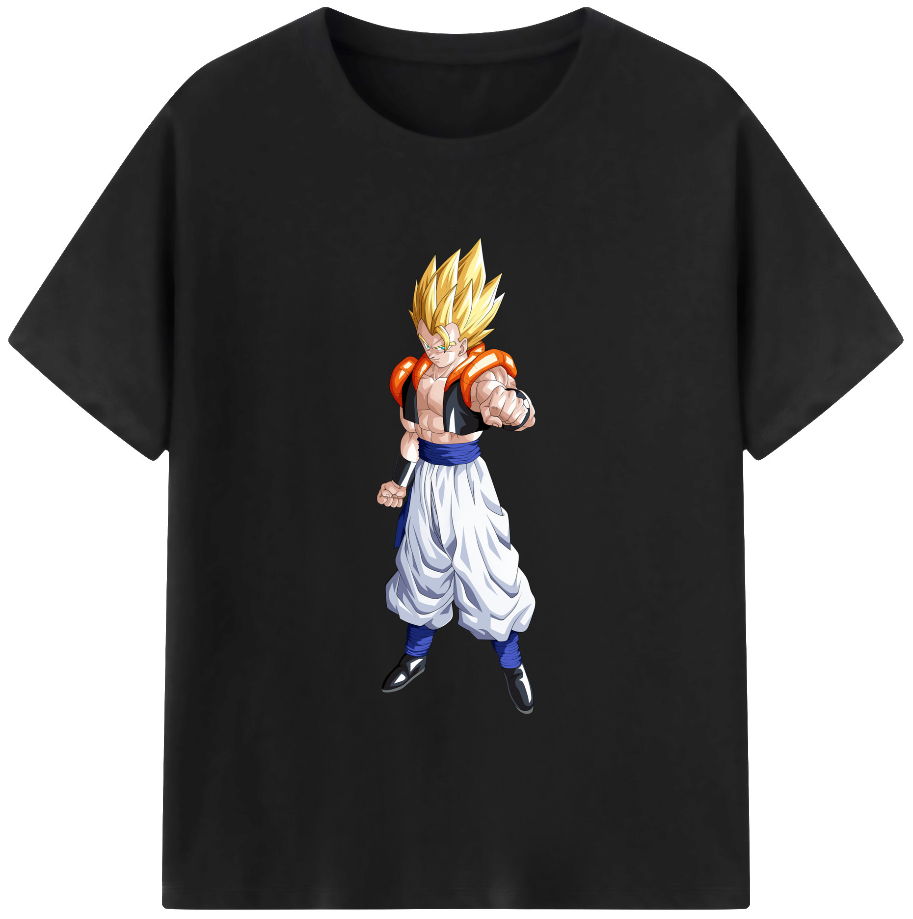（画像用） ドラゴンボール ベジータ四世（Bejīta Yonsei）DRAGON BALL Vegeta IV 綿100％ メンズ半袖Tシャツ｜肌触りやわらか＆通気性