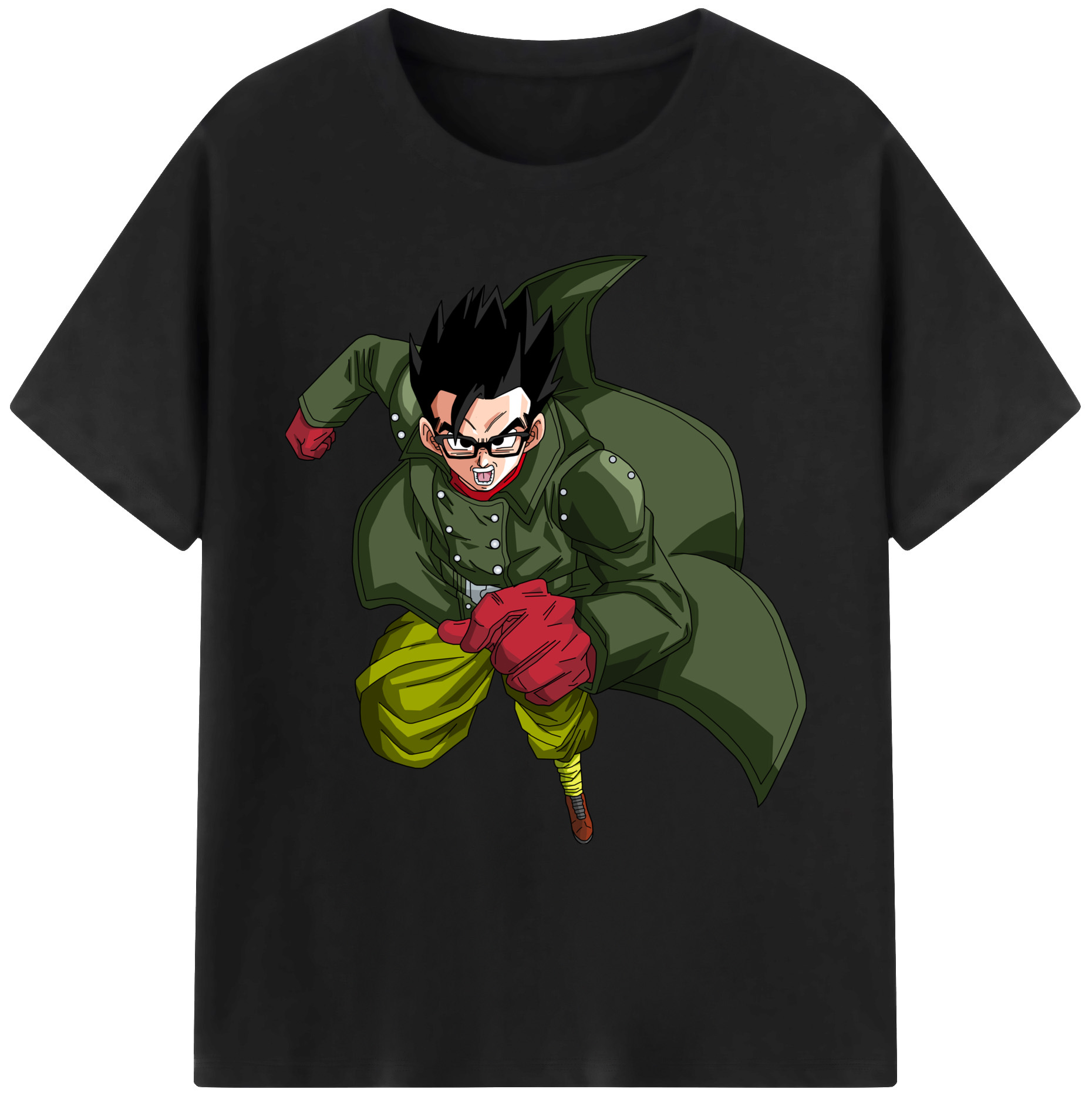 （画像用） ドラゴンボール 孫 悟飯（そんごはん）DRAGON BALL Son Gohan 綿100％ メンズ半袖Tシャツ｜肌触りやわらか＆通気性
