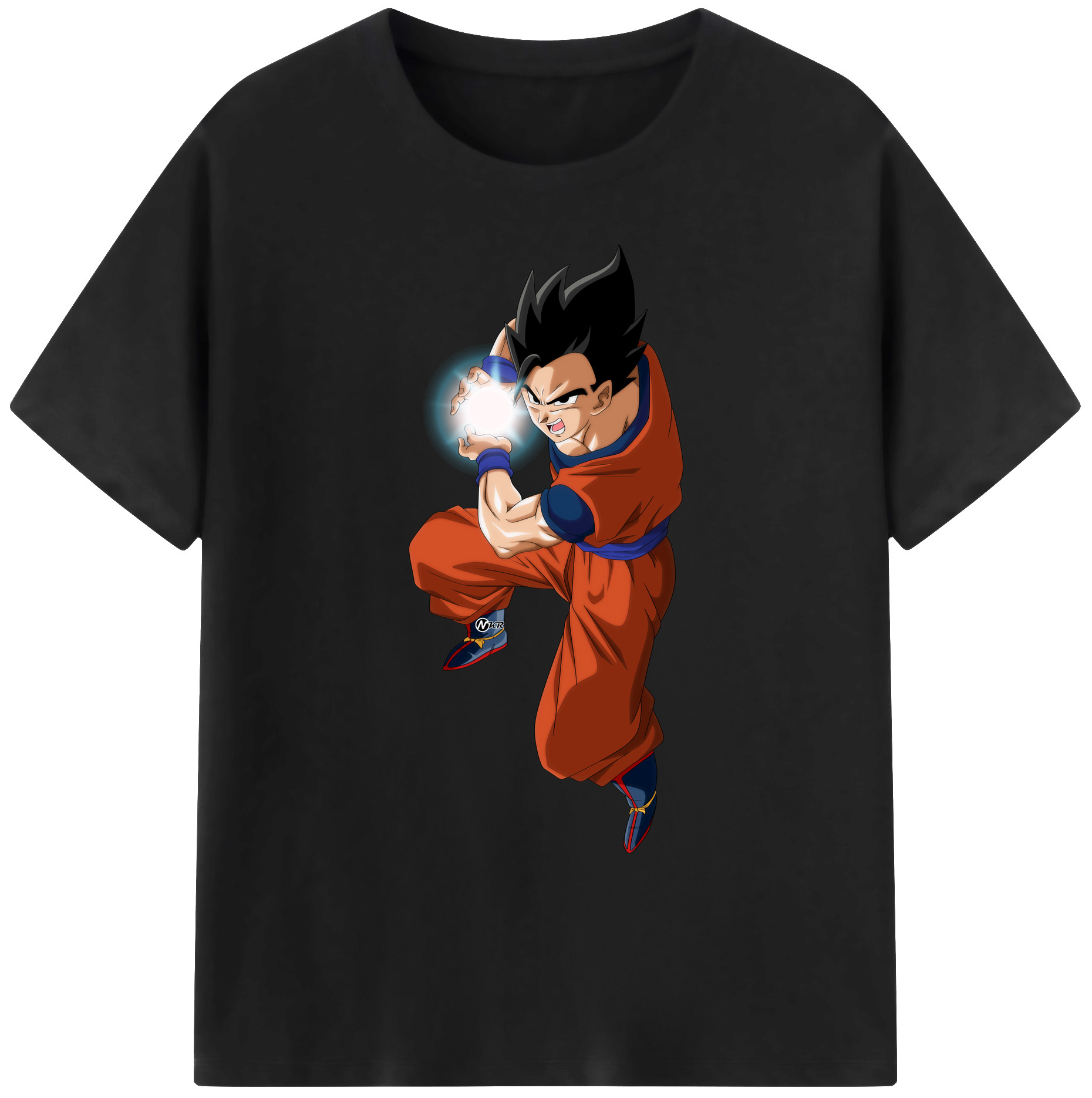 （画像用） ドラゴンボール 孫 悟飯（そんごはん）DRAGON BALL Son Gohan 綿100％ メンズ半袖Tシャツ｜肌触りやわらか＆通気性