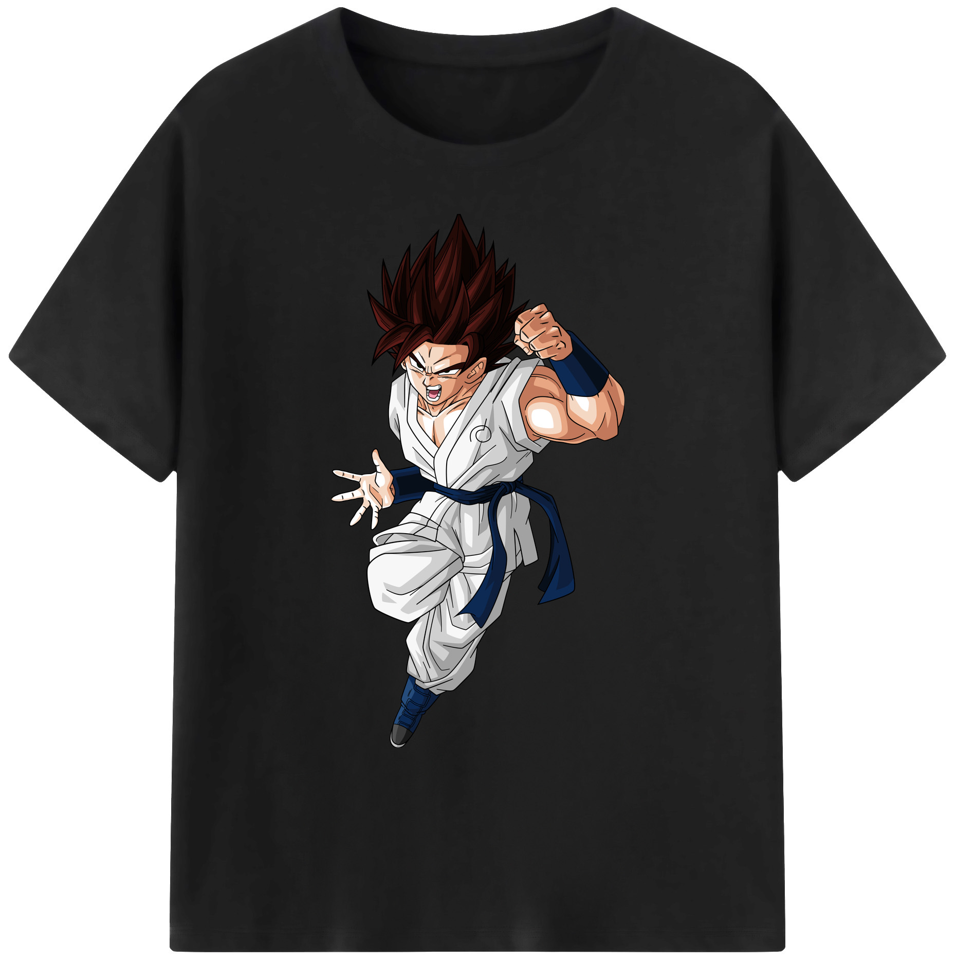 （画像用） ドラゴンボール 孫 悟飯（そんごはん）DRAGON BALL Son Gohan 綿100％ メンズ半袖Tシャツ｜肌触りやわらか＆通気性