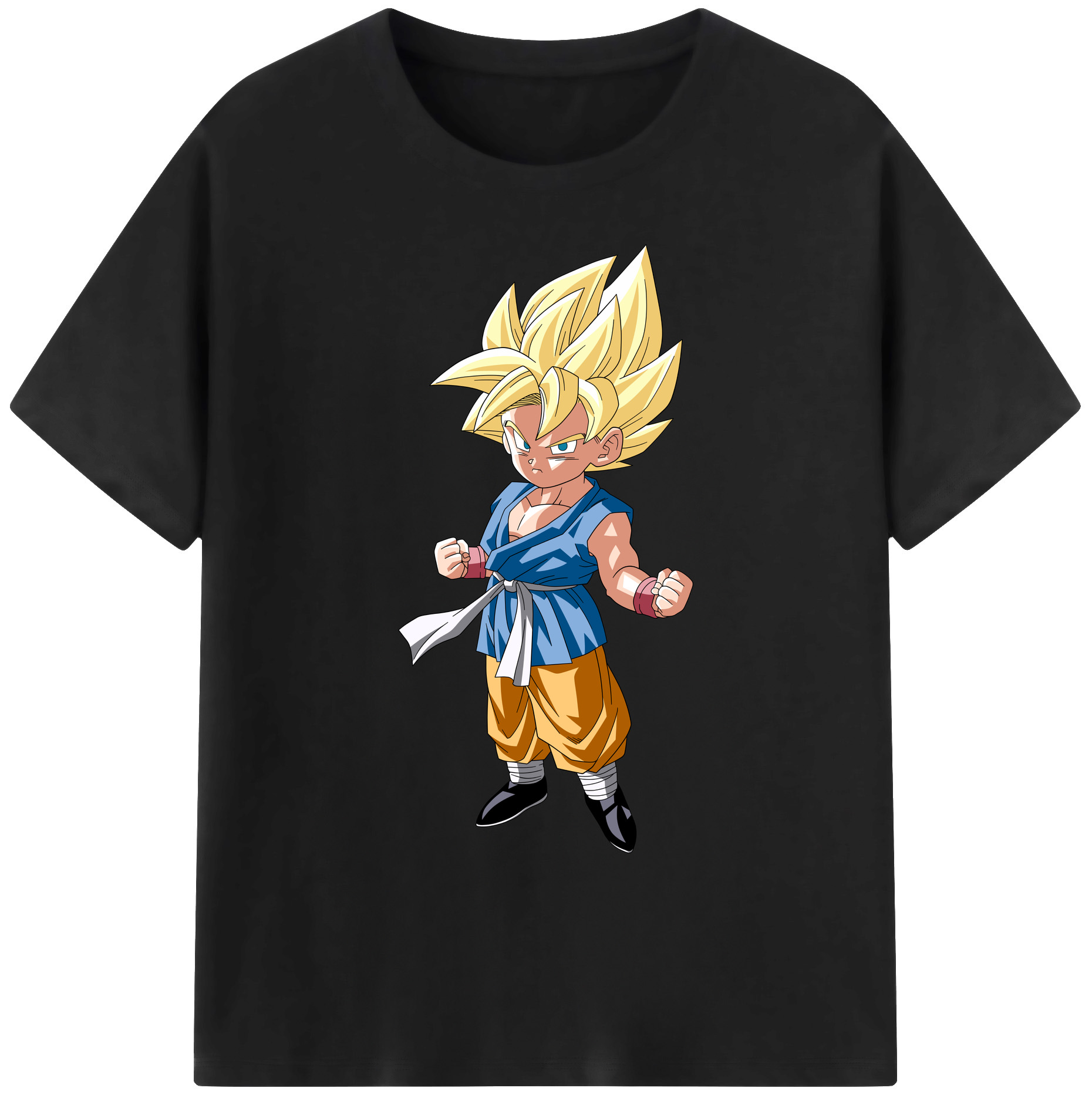（画像用） ドラゴンボール 孫 悟飯（そんごはん）DRAGON BALL Son Gohan 綿100％ メンズ半袖Tシャツ｜肌触りやわらか＆通気性