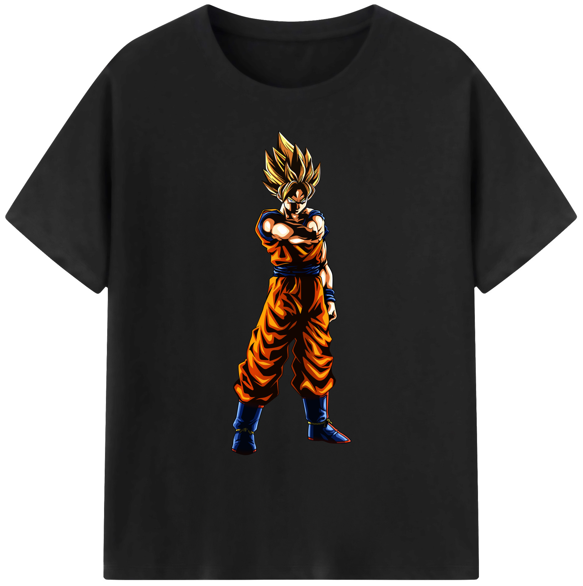 （画像用） ドラゴンボール 孫 悟飯（そんごはん）DRAGON BALL Son Gohan 綿100％ メンズ半袖Tシャツ｜肌触りやわらか＆通気性