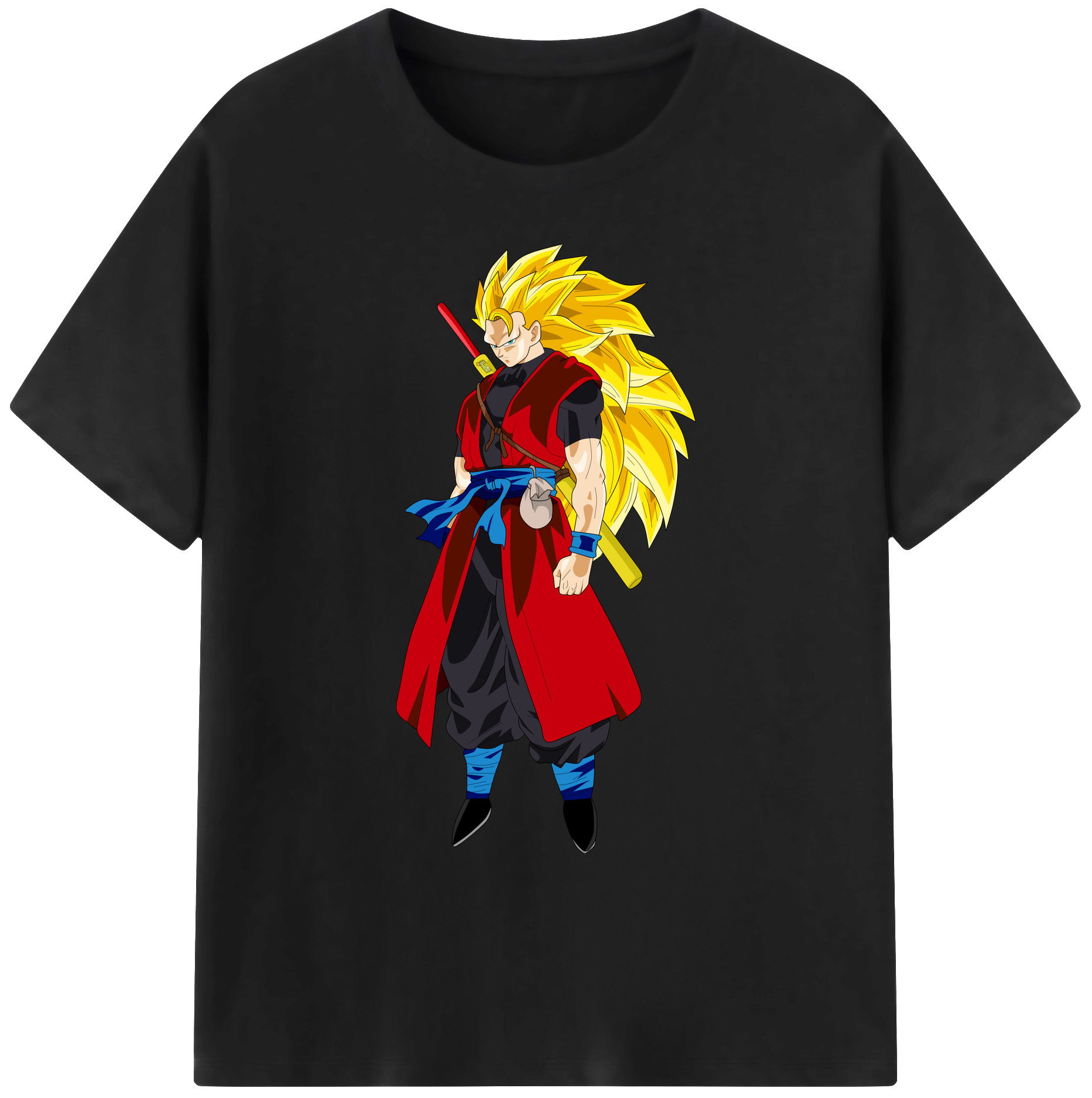 （画像用） ドラゴンボール トランクス（Torankusu）DRAGON BALL Trunks 綿100％ メンズ半袖Tシャツ｜肌触りやわらか＆通気性