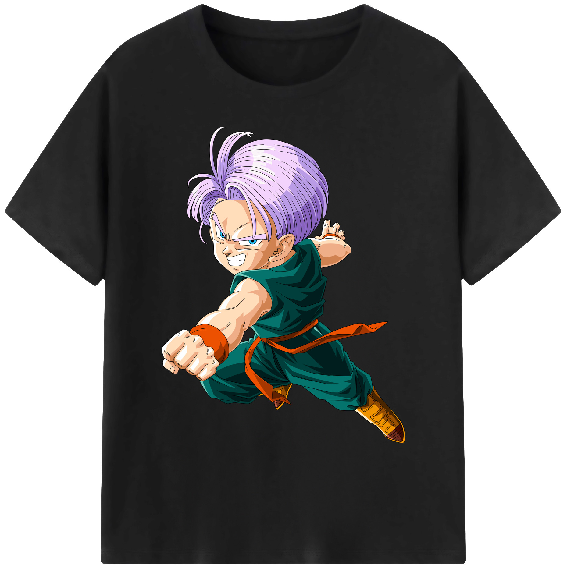 （画像用） ドラゴンボール トランクス（Torankusu）DRAGON BALL Trunks 綿100％ メンズ半袖Tシャツ｜肌触りやわらか＆通気性