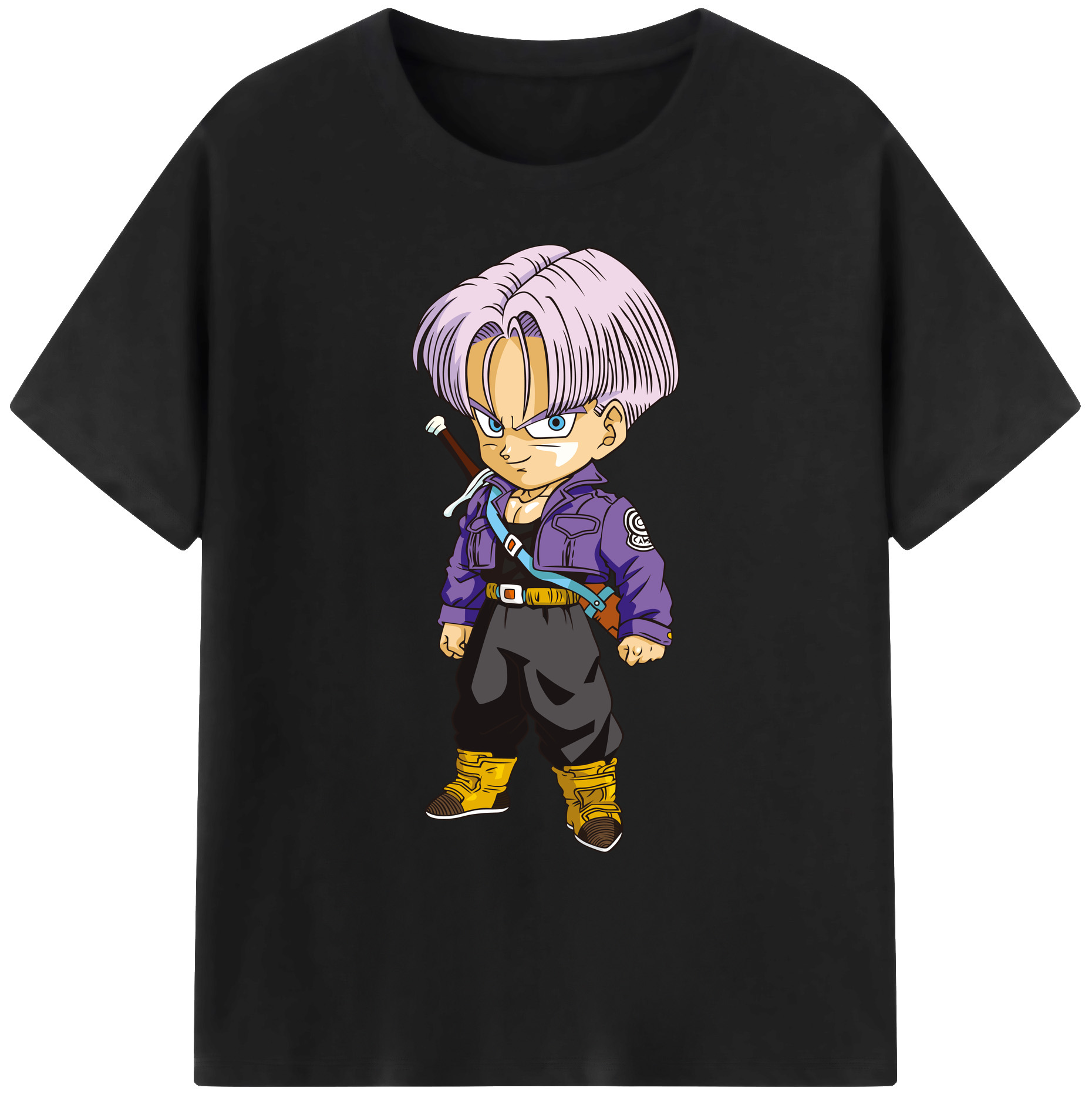 （画像用） ドラゴンボール トランクス（Torankusu）DRAGON BALL Trunks 綿100％ メンズ半袖Tシャツ｜肌触りやわらか＆通気性