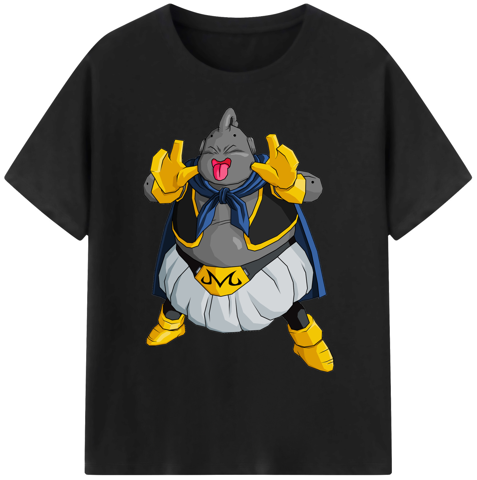（画像用） ドラゴンボール 魔人ブウ DRAGON BALL Majin Buu 綿100％ メンズ半袖Tシャツ｜肌触りやわらか＆通気性