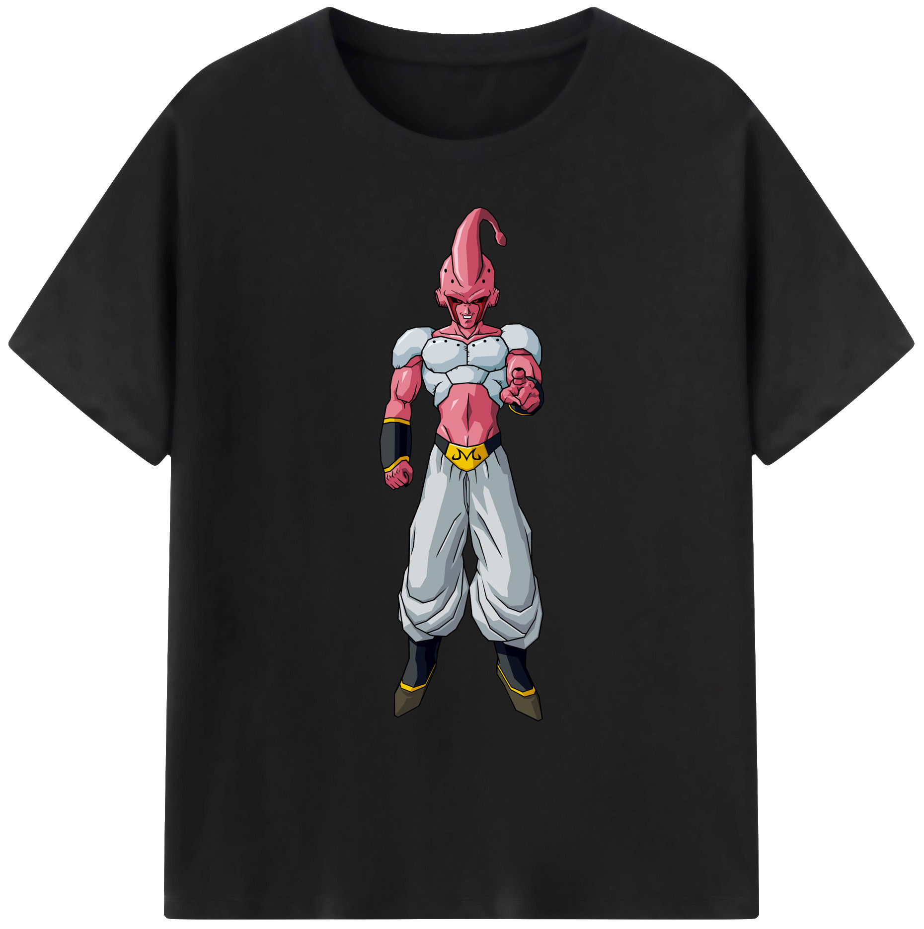（画像用） ドラゴンボール 魔人ブウ DRAGON BALL Majin Buu 綿100％ メンズ半袖Tシャツ｜肌触りやわらか＆通気性