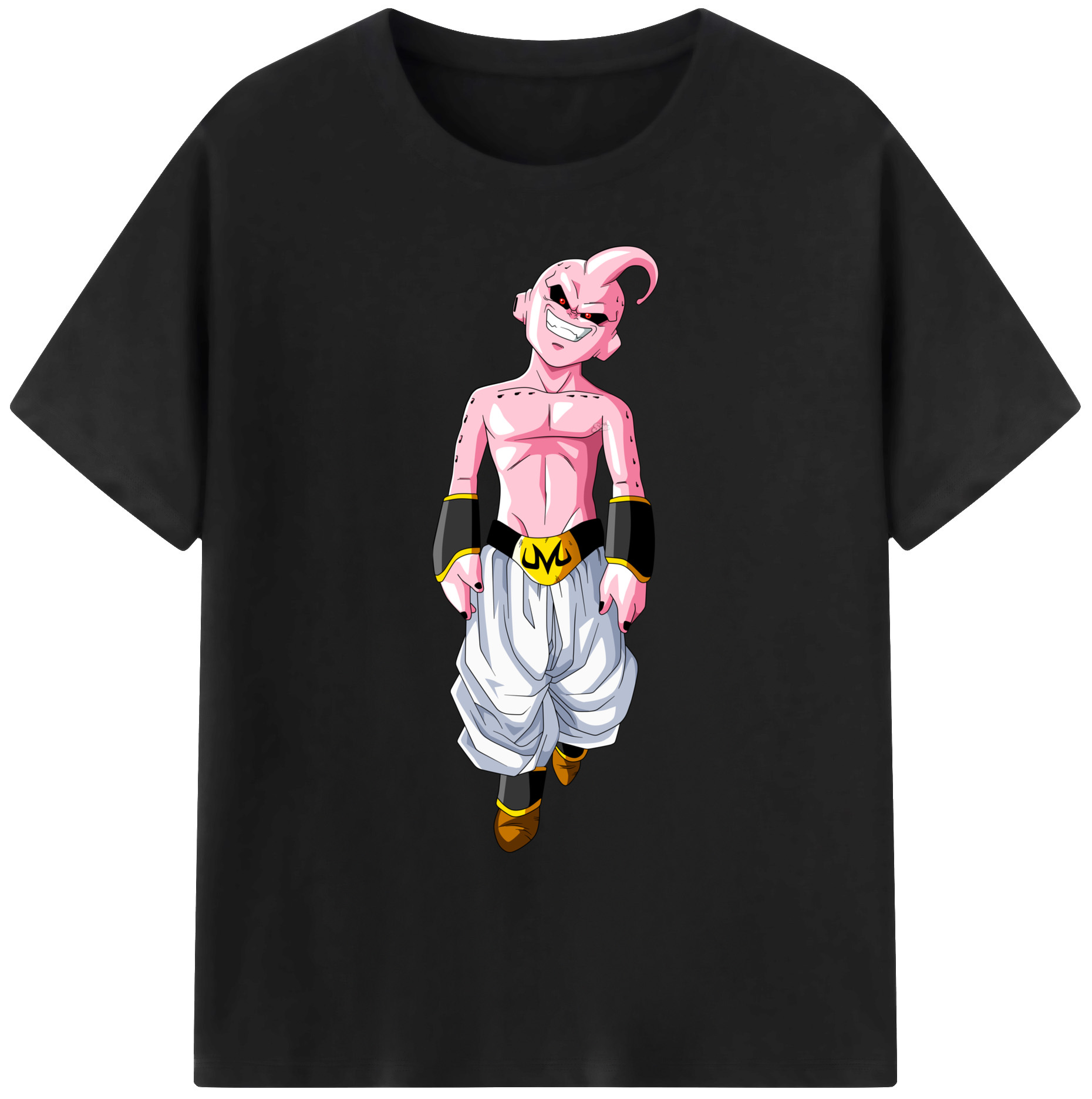 （画像用） ドラゴンボール 魔人ブウ DRAGON BALL Majin Buu 綿100％ メンズ半袖Tシャツ｜肌触りやわらか＆通気性
