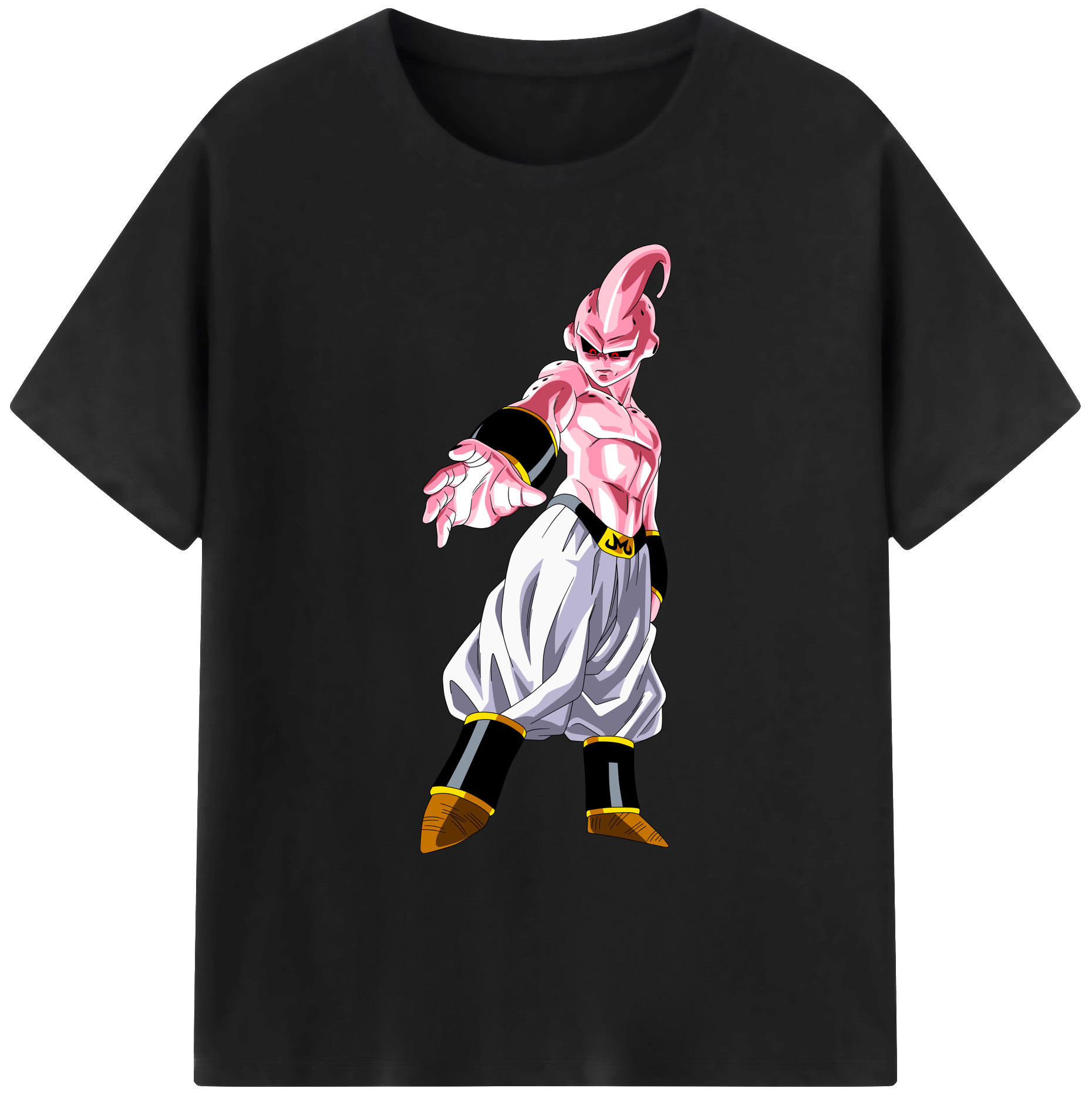 （画像用） ドラゴンボール 魔人ブウ DRAGON BALL Majin Buu 綿100％ メンズ半袖Tシャツ｜肌触りやわらか＆通気性