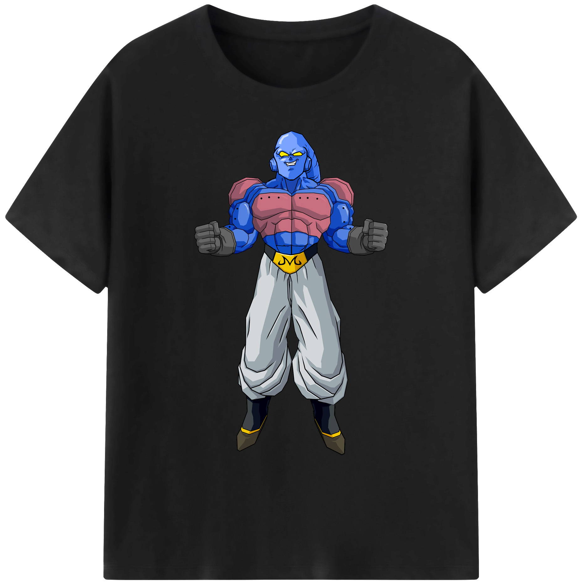 （画像用） ドラゴンボール 魔人ブウ DRAGON BALL Majin Buu 綿100％ メンズ半袖Tシャツ｜肌触りやわらか＆通気性