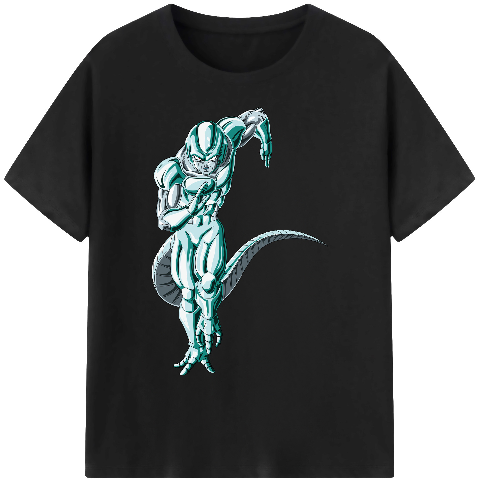 （画像用） ドラゴンボール フリーザ DRAGON BALL Frieza 綿100％ メンズ半袖Tシャツ｜肌触りやわらか＆通気性