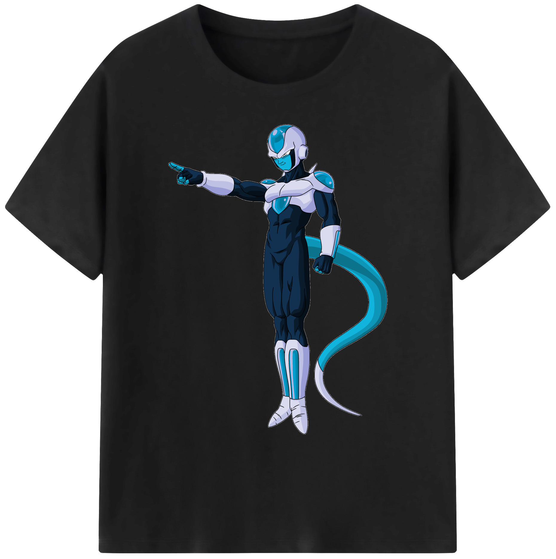 （画像用） ドラゴンボール フリーザ DRAGON BALL Frieza 綿100％ メンズ半袖Tシャツ｜肌触りやわらか＆通気性