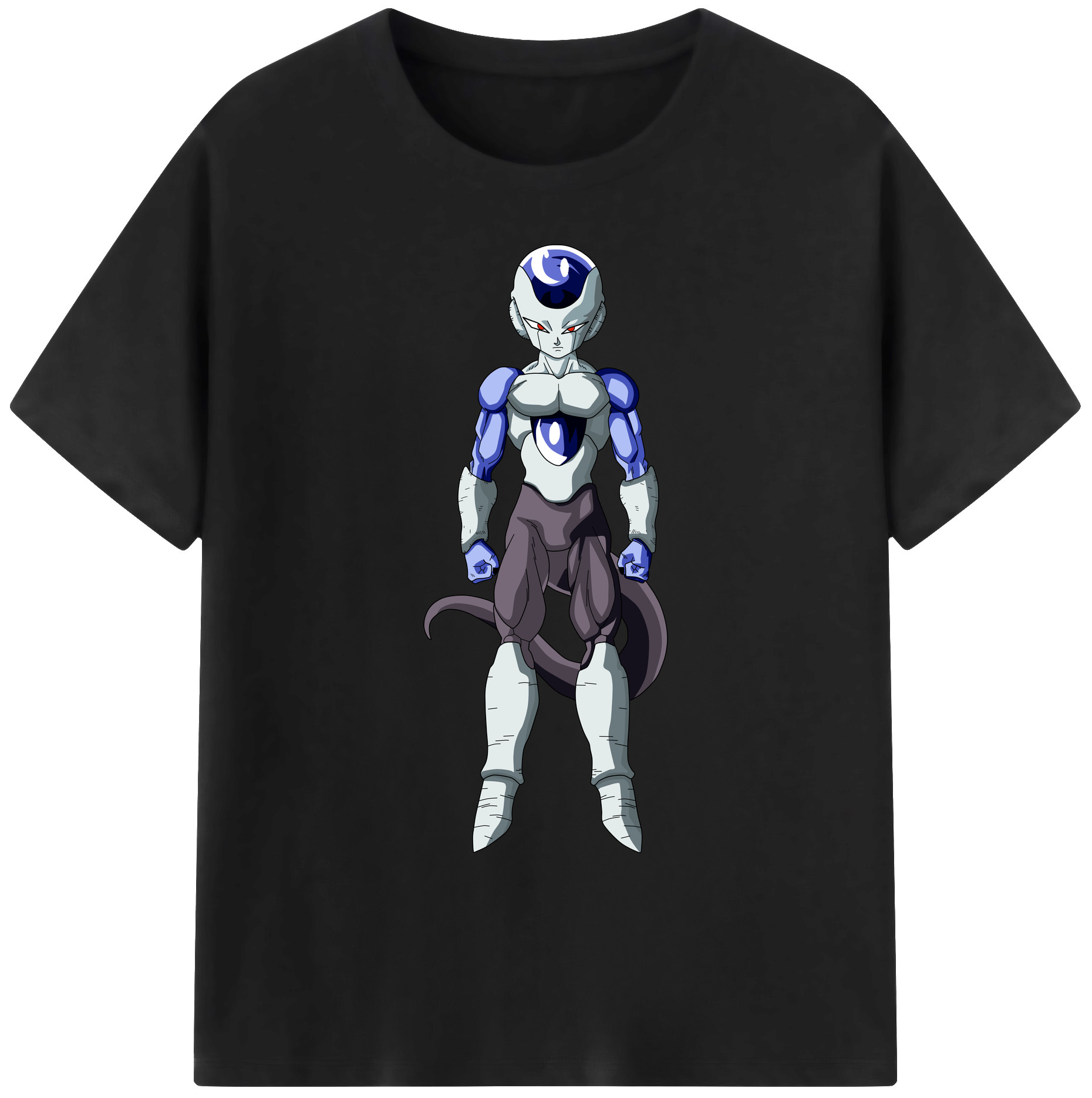 （画像用） ドラゴンボール フリーザ DRAGON BALL Frieza 綿100％ メンズ半袖Tシャツ｜肌触りやわらか＆通気性