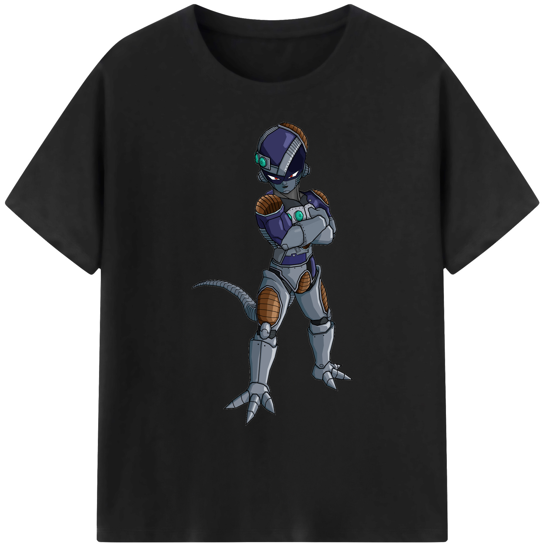 （画像用） ドラゴンボール フリーザ DRAGON BALL Frieza 綿100％ メンズ半袖Tシャツ｜肌触りやわらか＆通気性