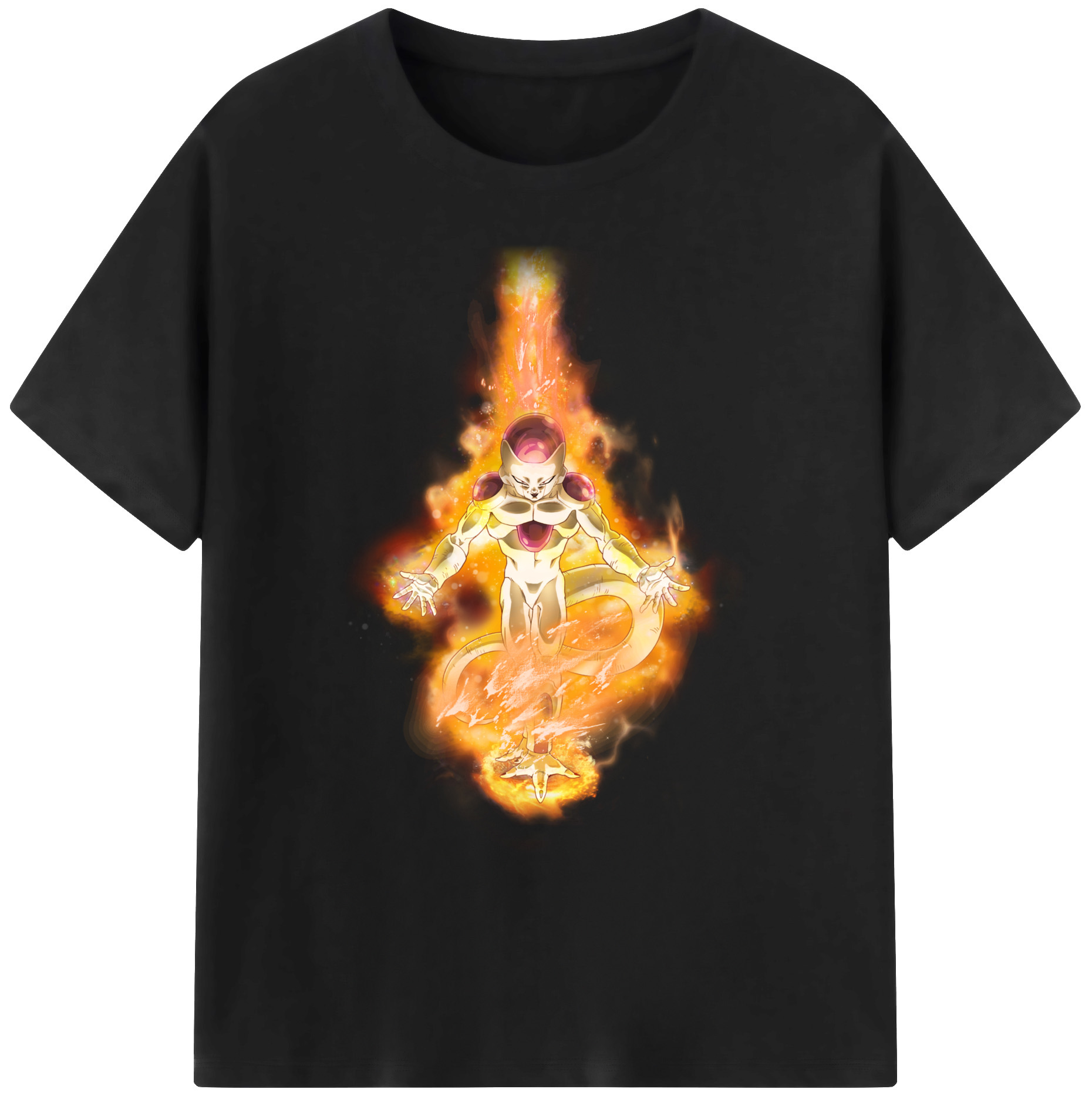（画像用） ドラゴンボール フリーザ DRAGON BALL Frieza 綿100％ メンズ半袖Tシャツ｜肌触りやわらか＆通気性