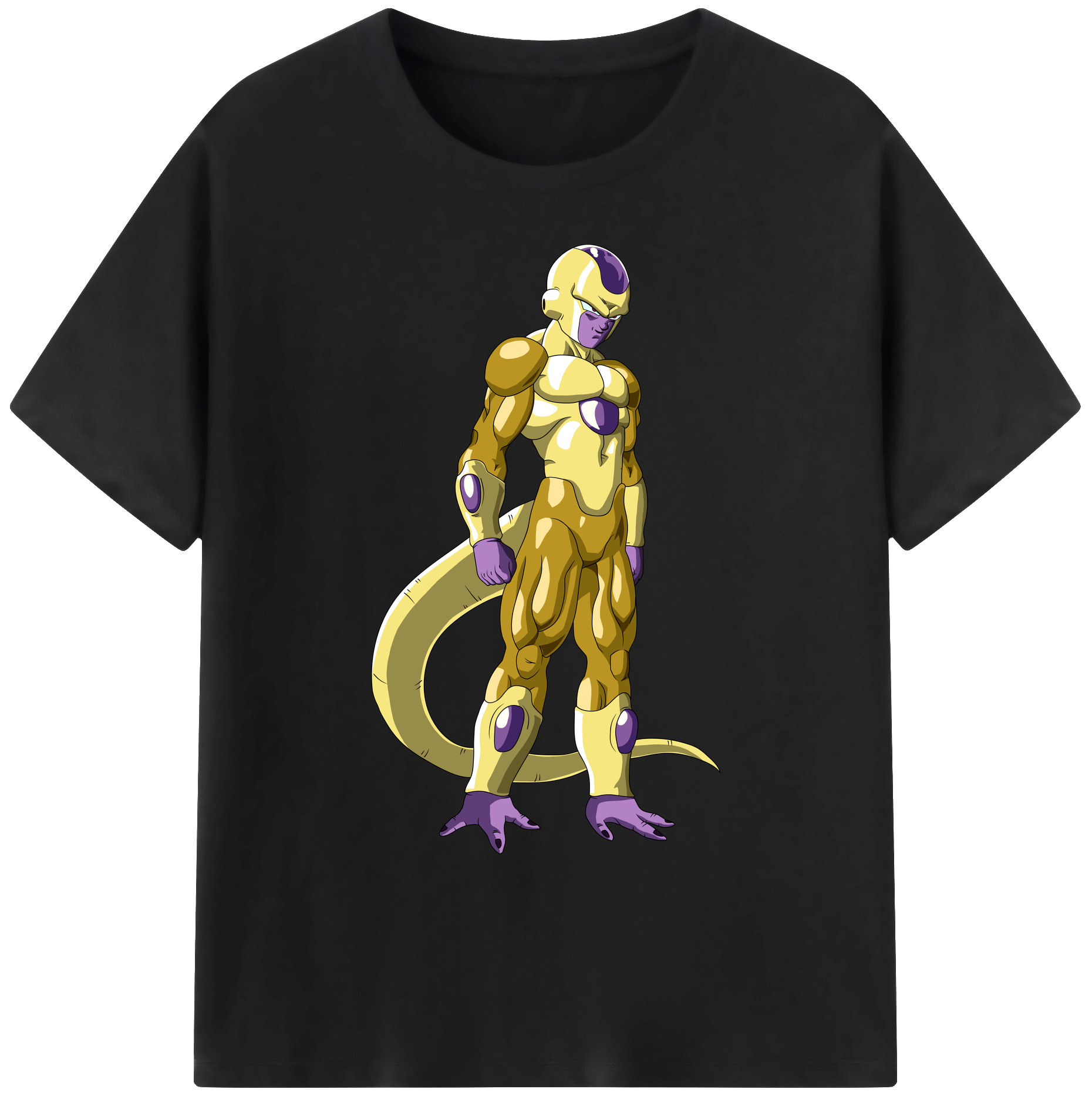 （画像用） ドラゴンボール フリーザ DRAGON BALL Frieza 綿100％ メンズ半袖Tシャツ｜肌触りやわらか＆通気性