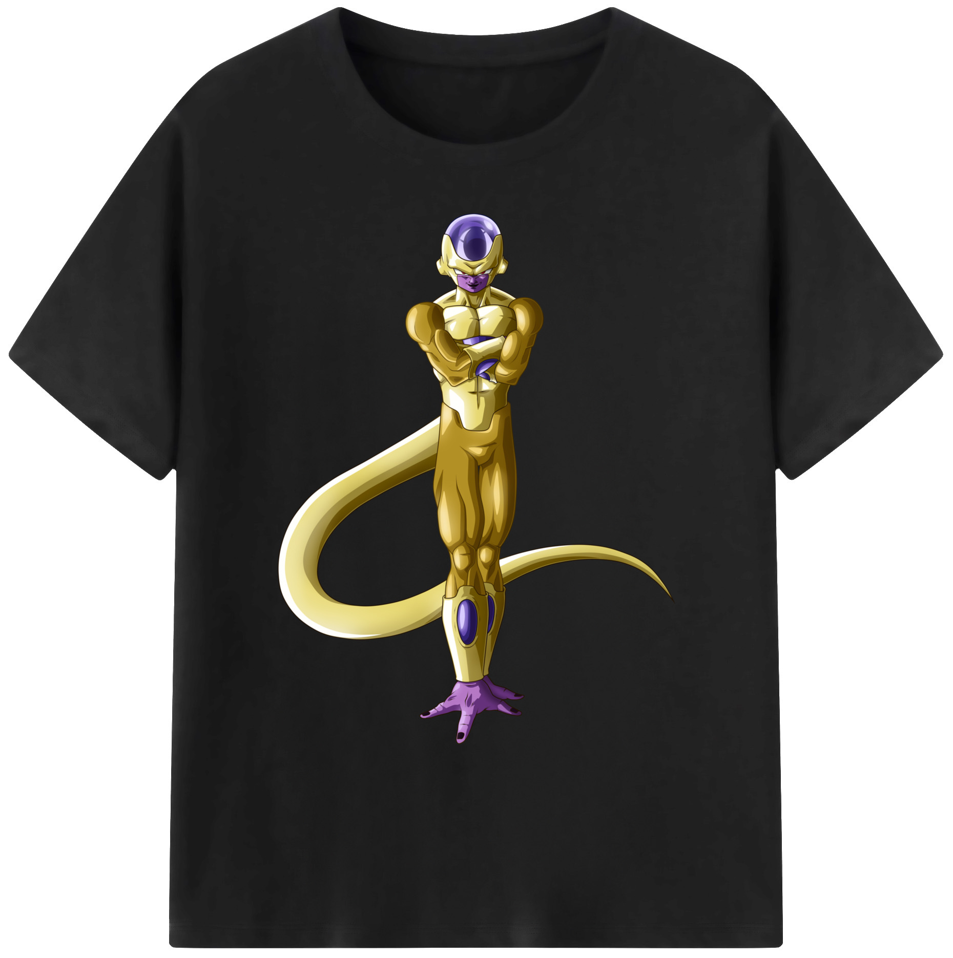 （画像用） ドラゴンボール フリーザ DRAGON BALL Frieza 綿100％ メンズ半袖Tシャツ｜肌触りやわらか＆通気性